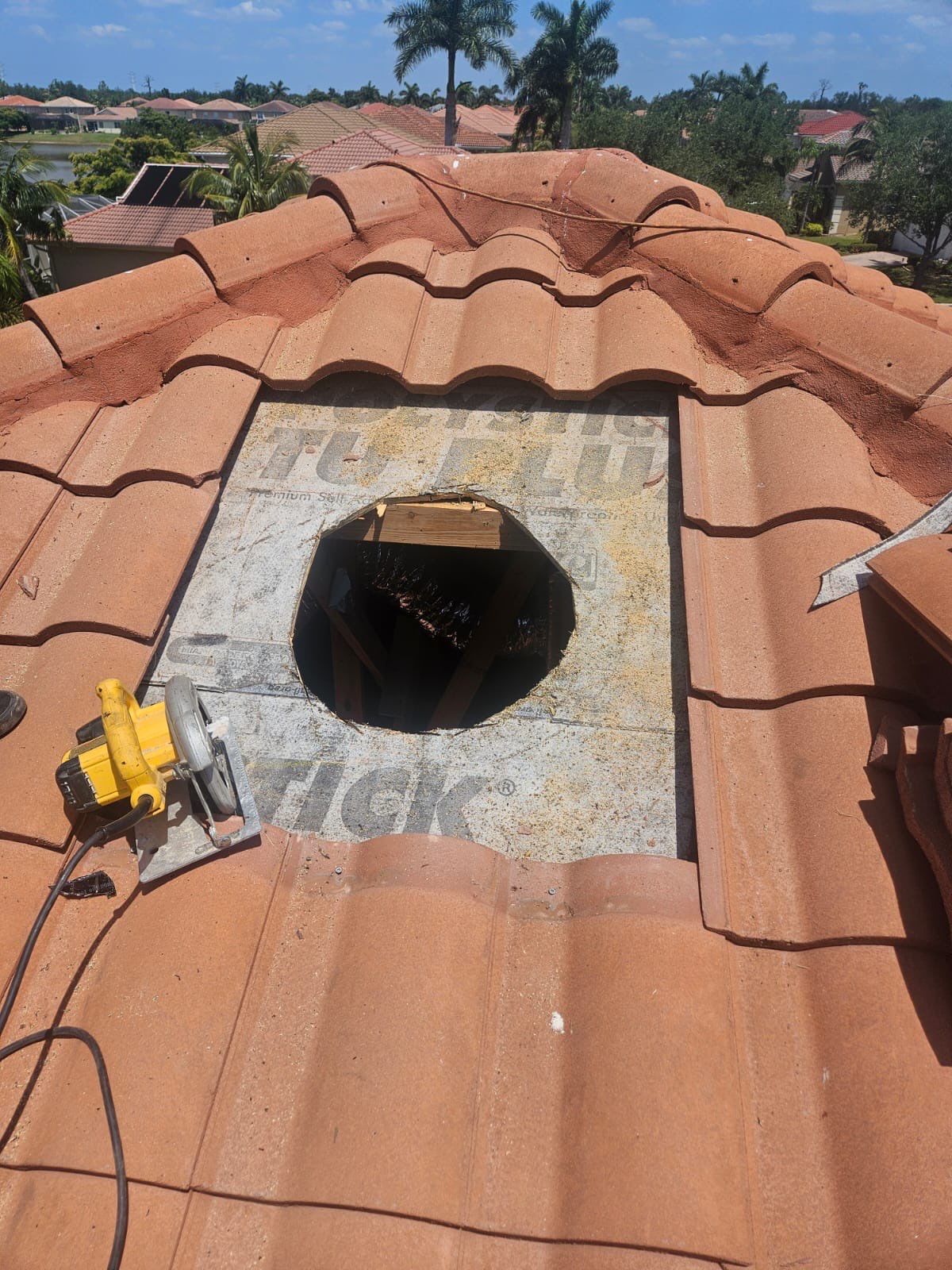Residential Roofing Repair using Concrete Tile by Four Peaks Roofing