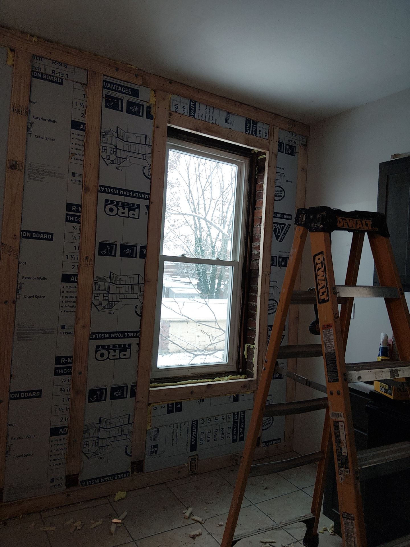 Rear Door Replacement and Kitchen Wall Restoration – St. Louis, MO by Legendary Services Company LLC.