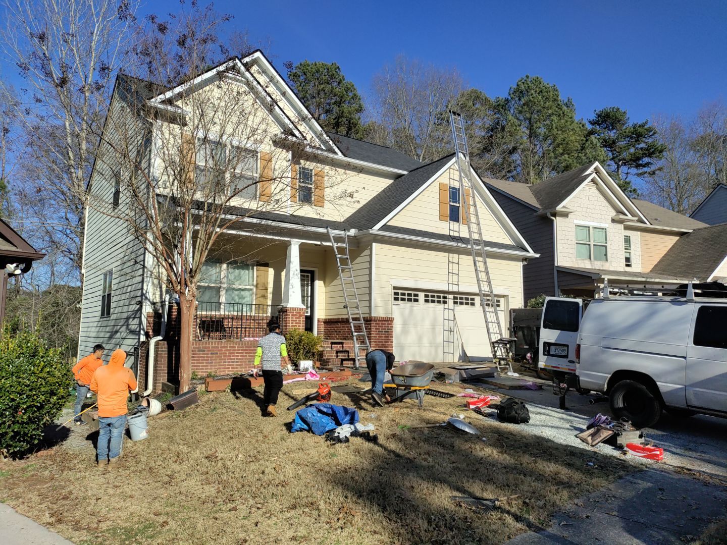 Residential Roofing Installation using Owens Corning by Inspector Roofing and Restoration