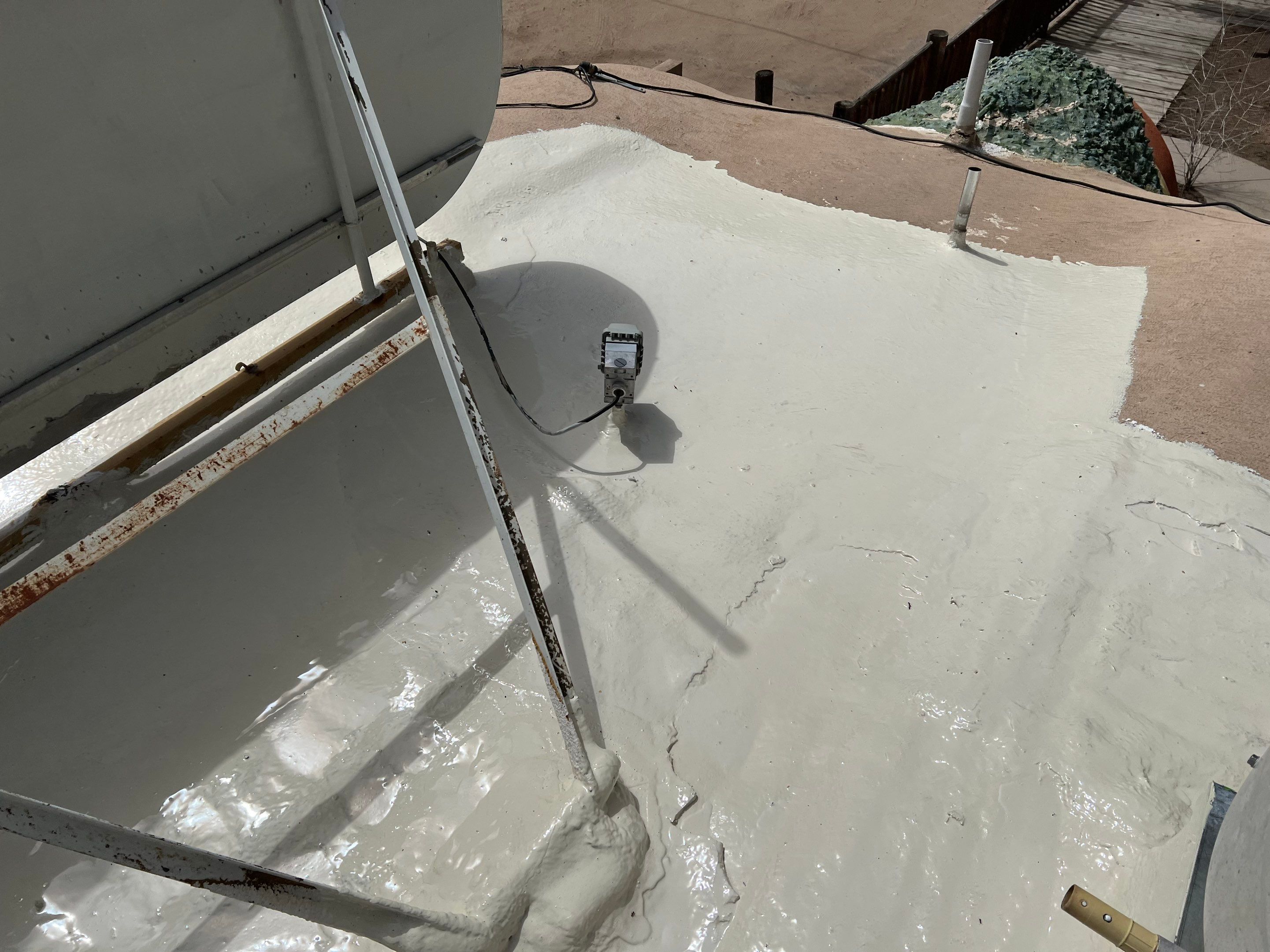 Commercial Roofing Installation using CASTAGRA ECODUR COATING by A to Z Roofing