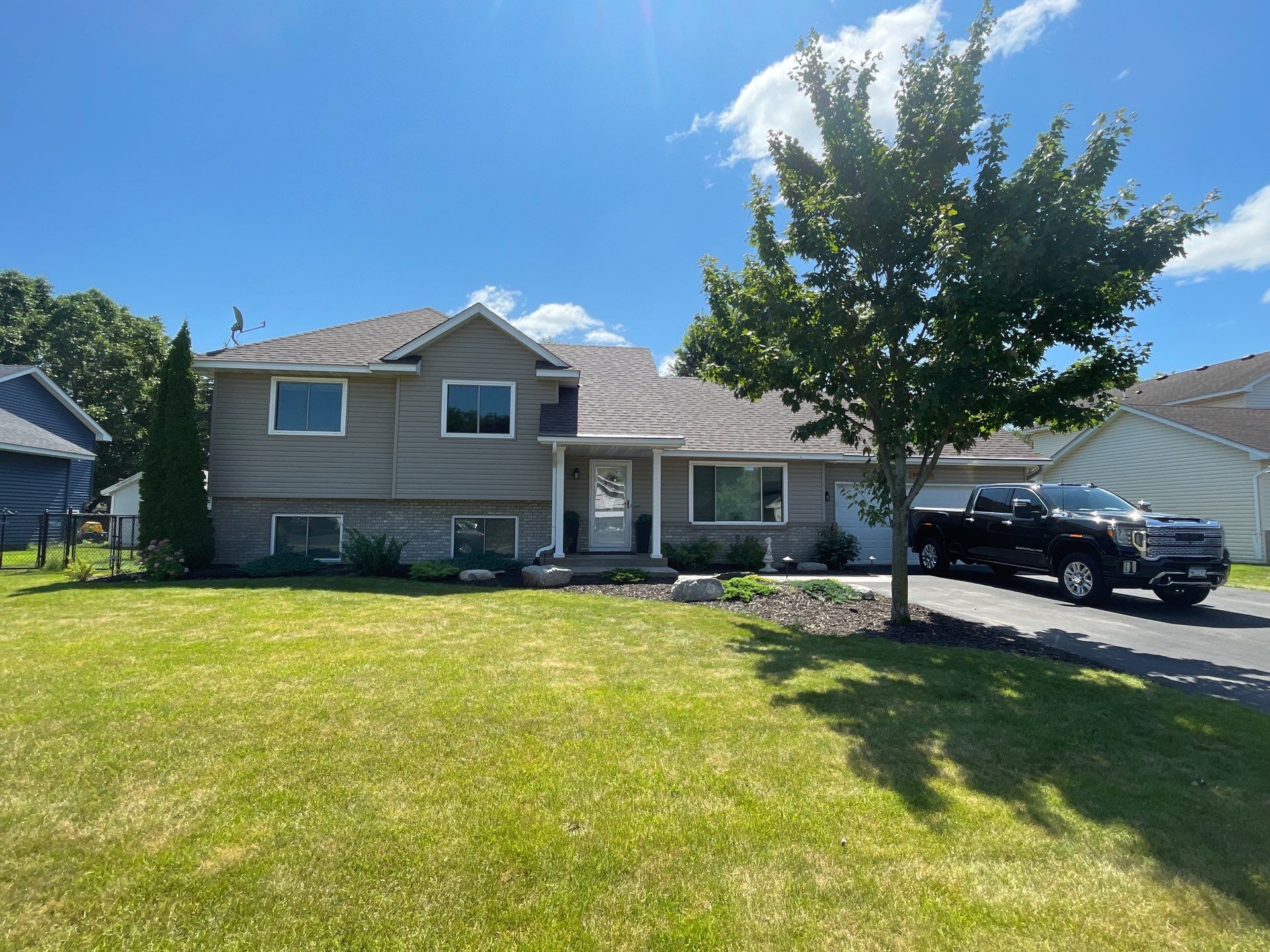 Hail Damage Roof Replacement – Owens Corning Duration in Teak | Andover, MN by First Impressions Exteriors
