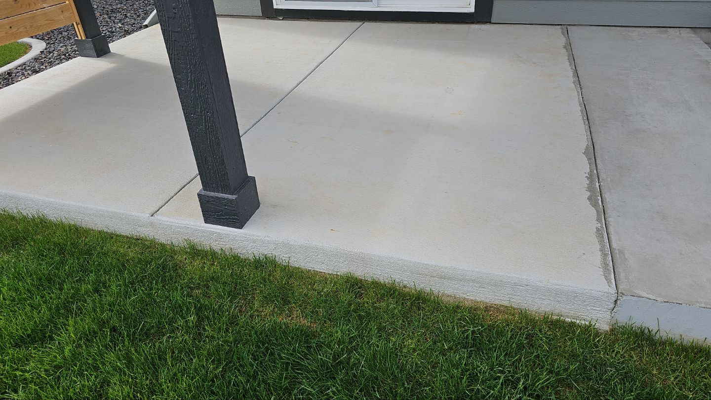 Patio Transformation using Sandstone by Croc Coatings, LLC