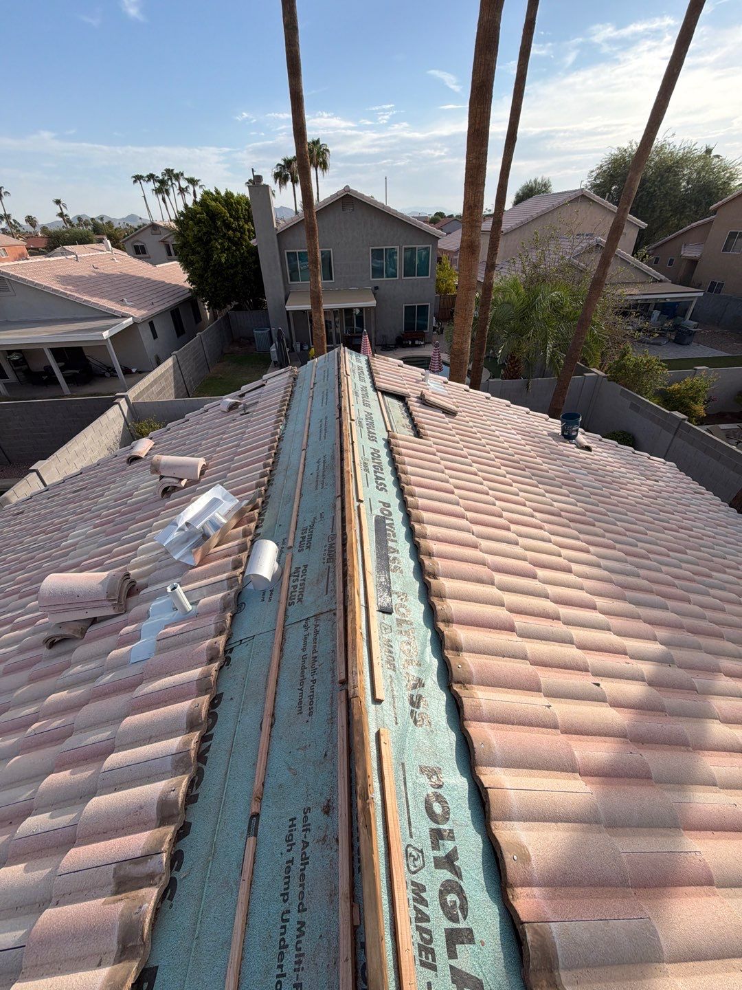 Project in Mesa, AZ by Saint Roofing