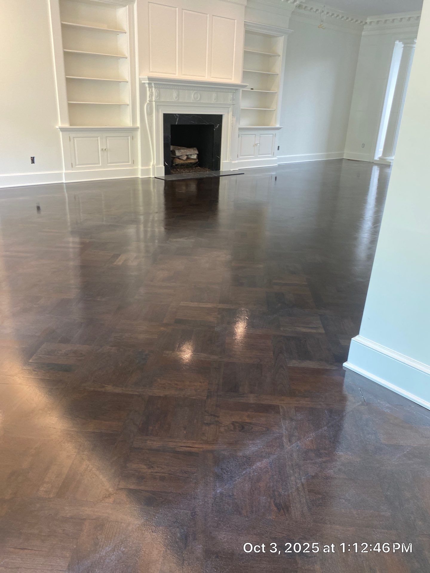 BEAUTIFUL PATTERN FLOORING handcrafted and installed in East Grand Rapids! by RTBaldwin Hardwood Floors