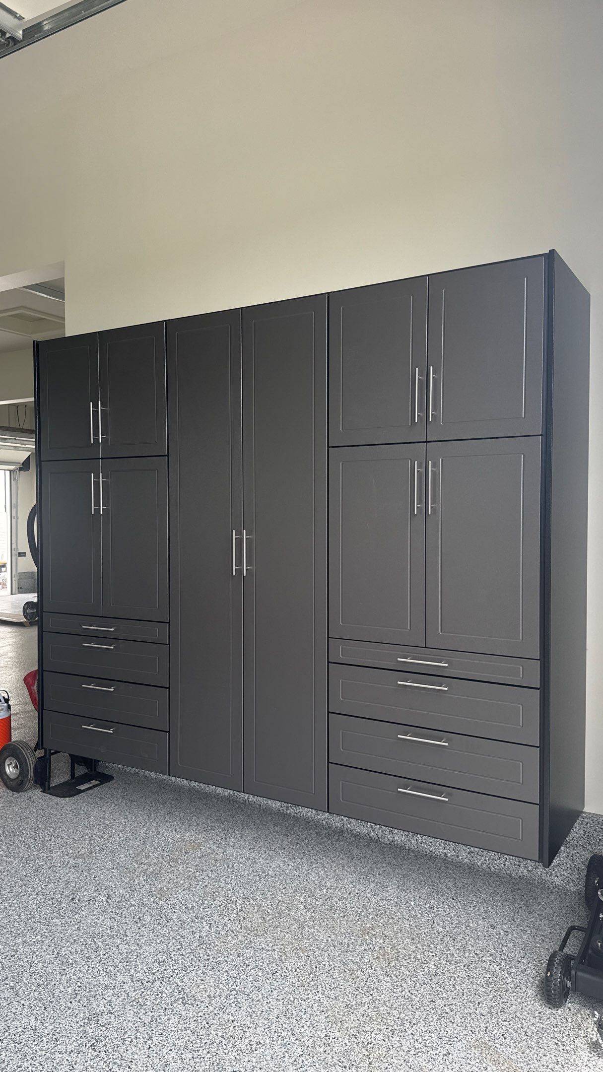 Mark Added Storage Plus A Motorized Lift  by Banner Garage