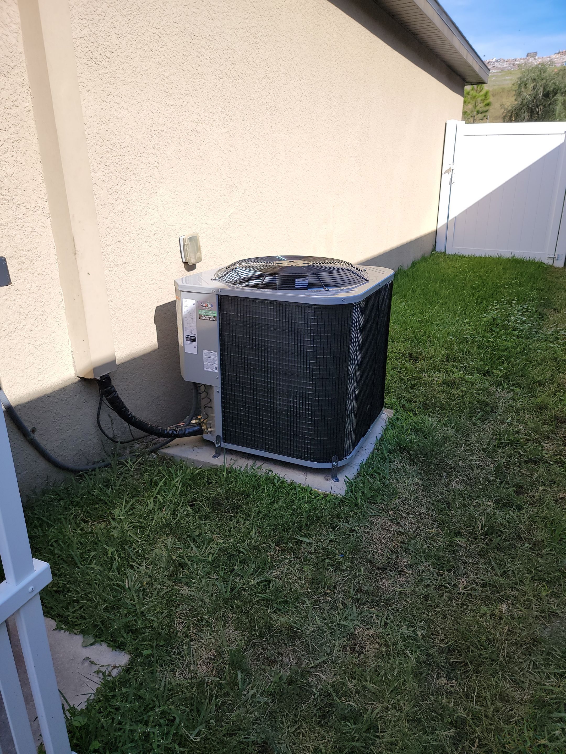 Central Air Conditioning Installation using Grand Aire by Protek Roofing Heating Air & Solar