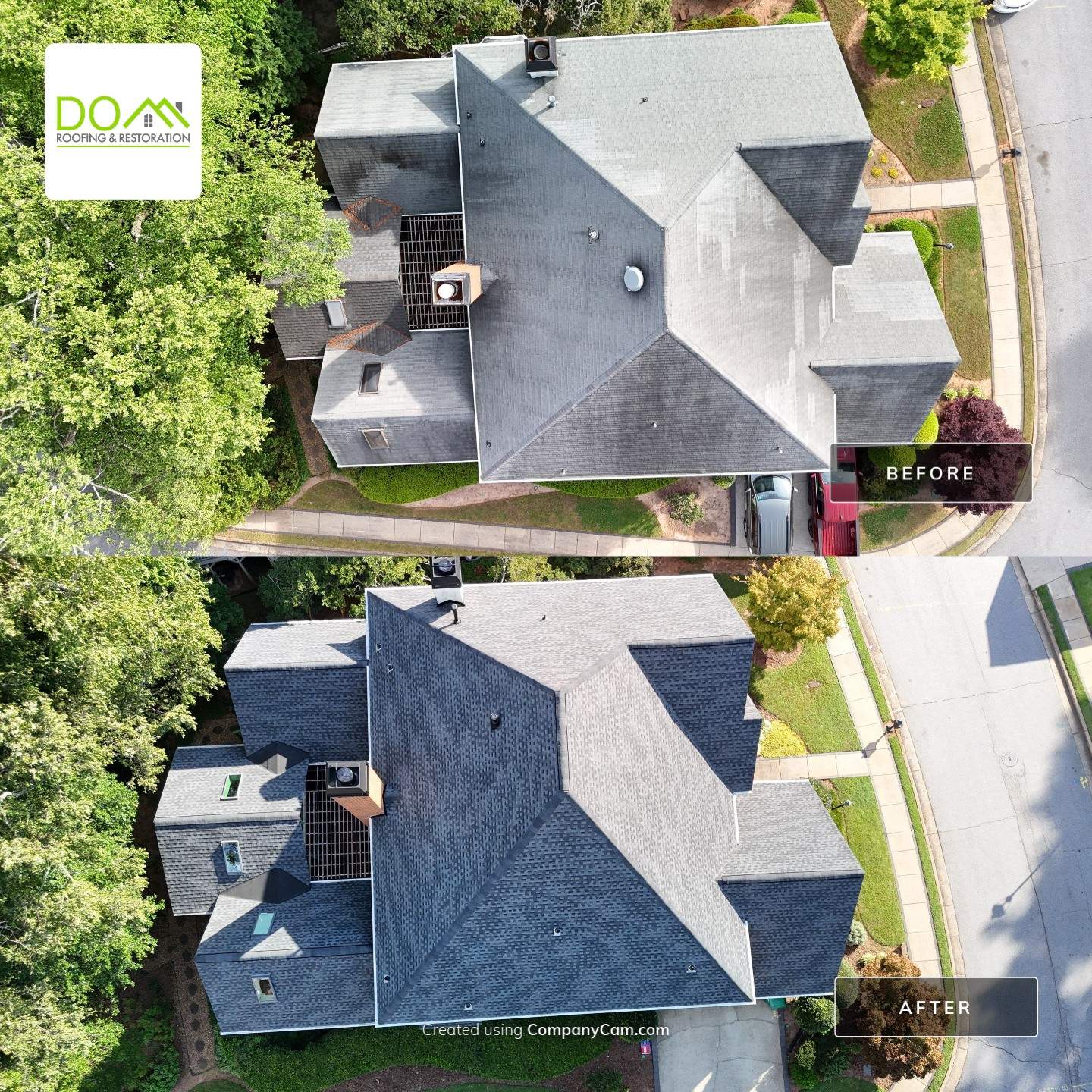  Sidestreet Circle  Atlanta Roof Replacement  by Dom Roofing & Restoration