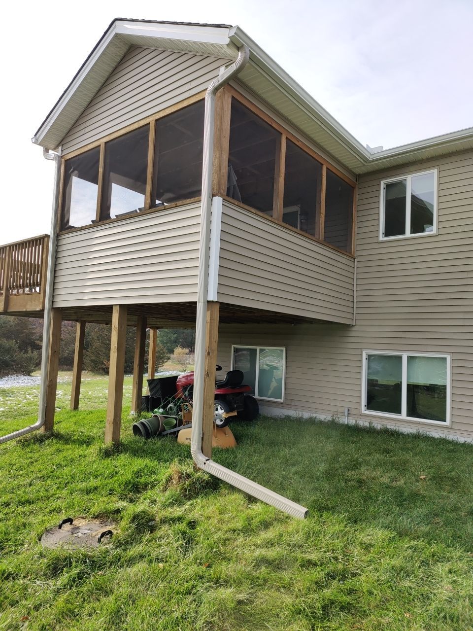 5" Gutters in Big Lake by Next Level Seamless Gutters / Exteriors Inc.
