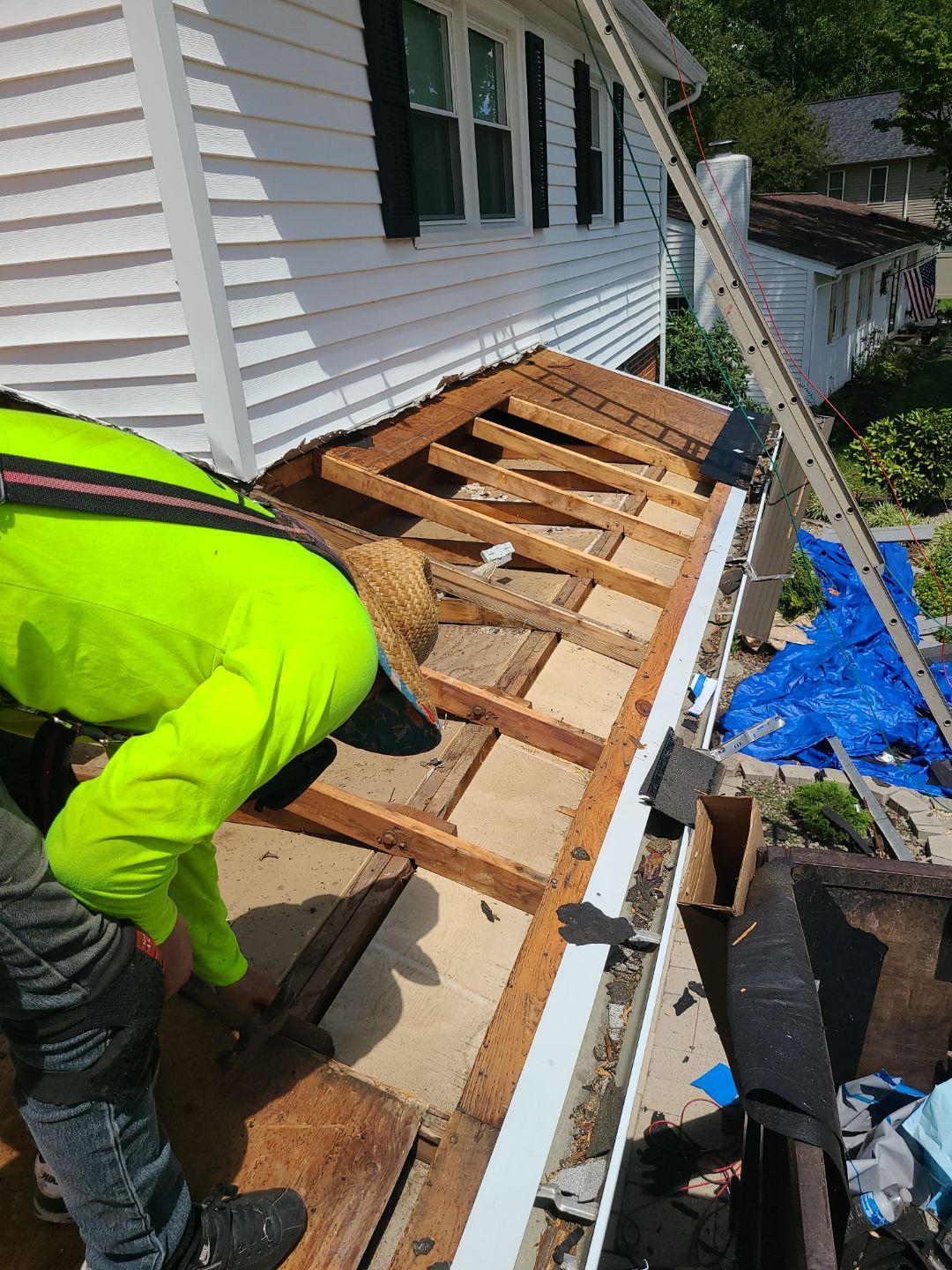 Burke: Residential Roof Installation with CertainTeed Landmark Pro Designer Shingles in Max Def Charcoal Black by RM Banning, Inc.