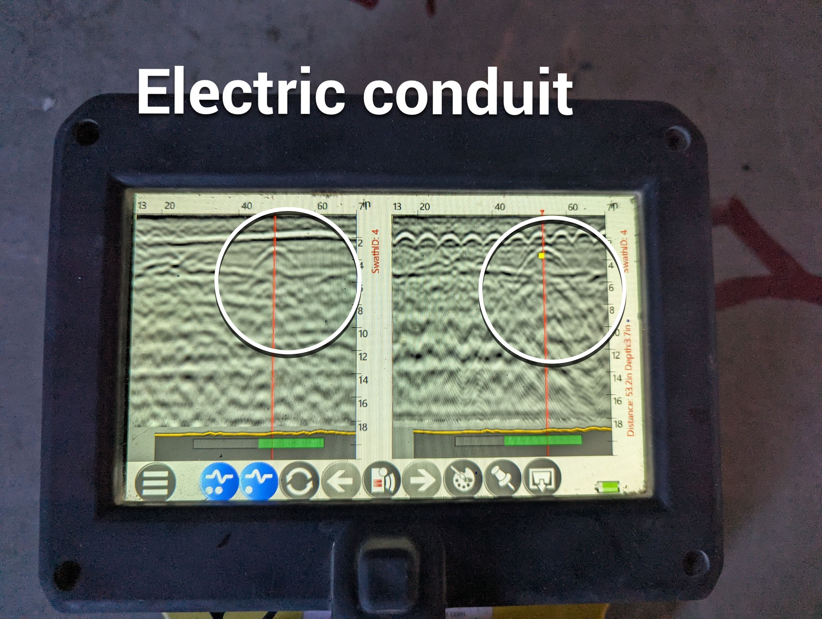 Concrete Scanning using Concrete GPR Scanner by Alsip Locating Service, LLC