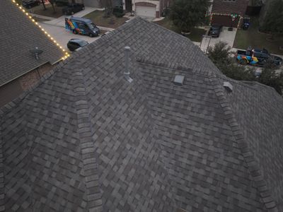 Residential Roofing Installation using CertainTeed Landmark Weathered Wood