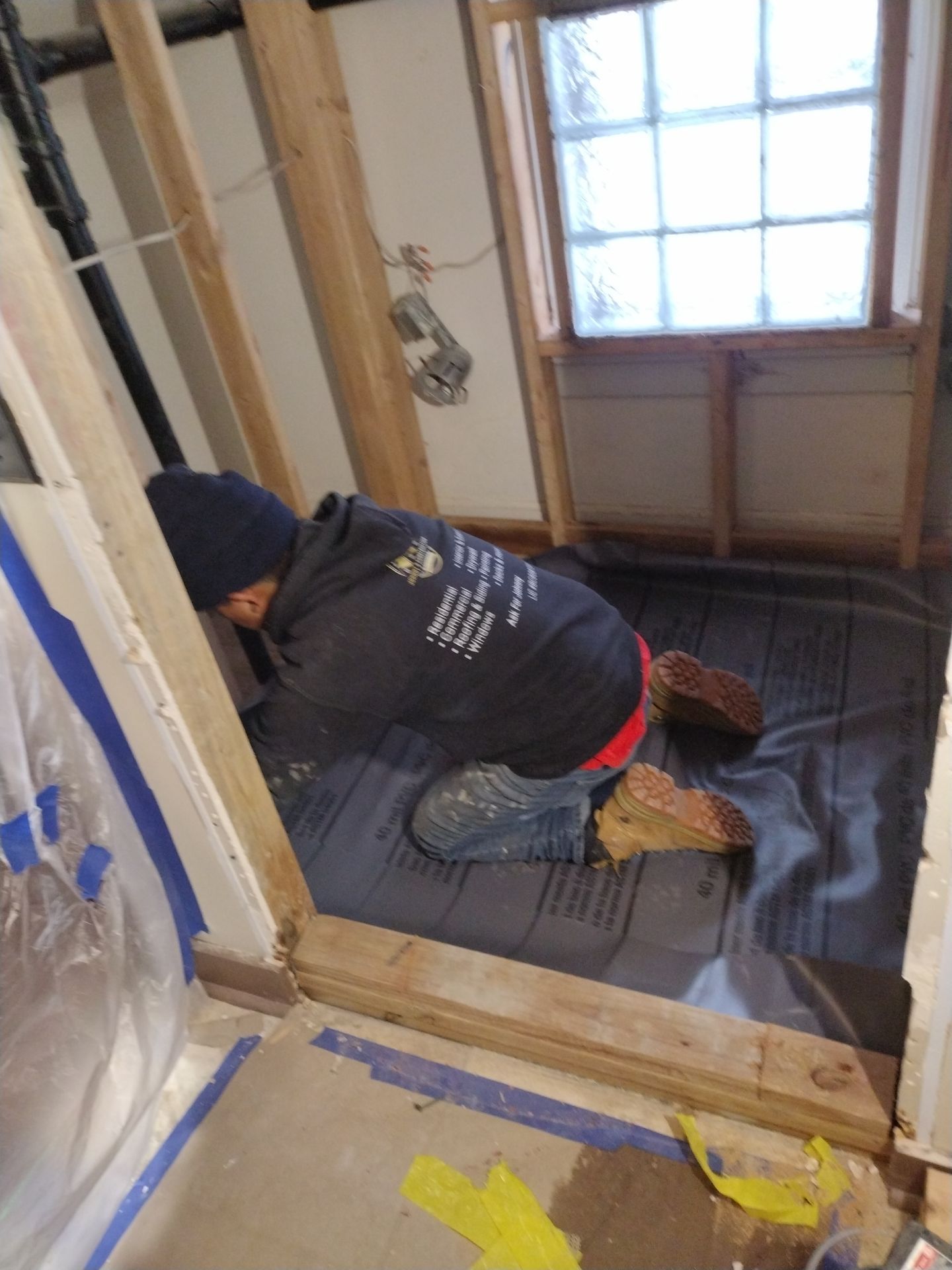 Shower Remodel & Ceiling Restoration – Correcting Water Damage and Rebuilding Right by Johnny Five Construction 