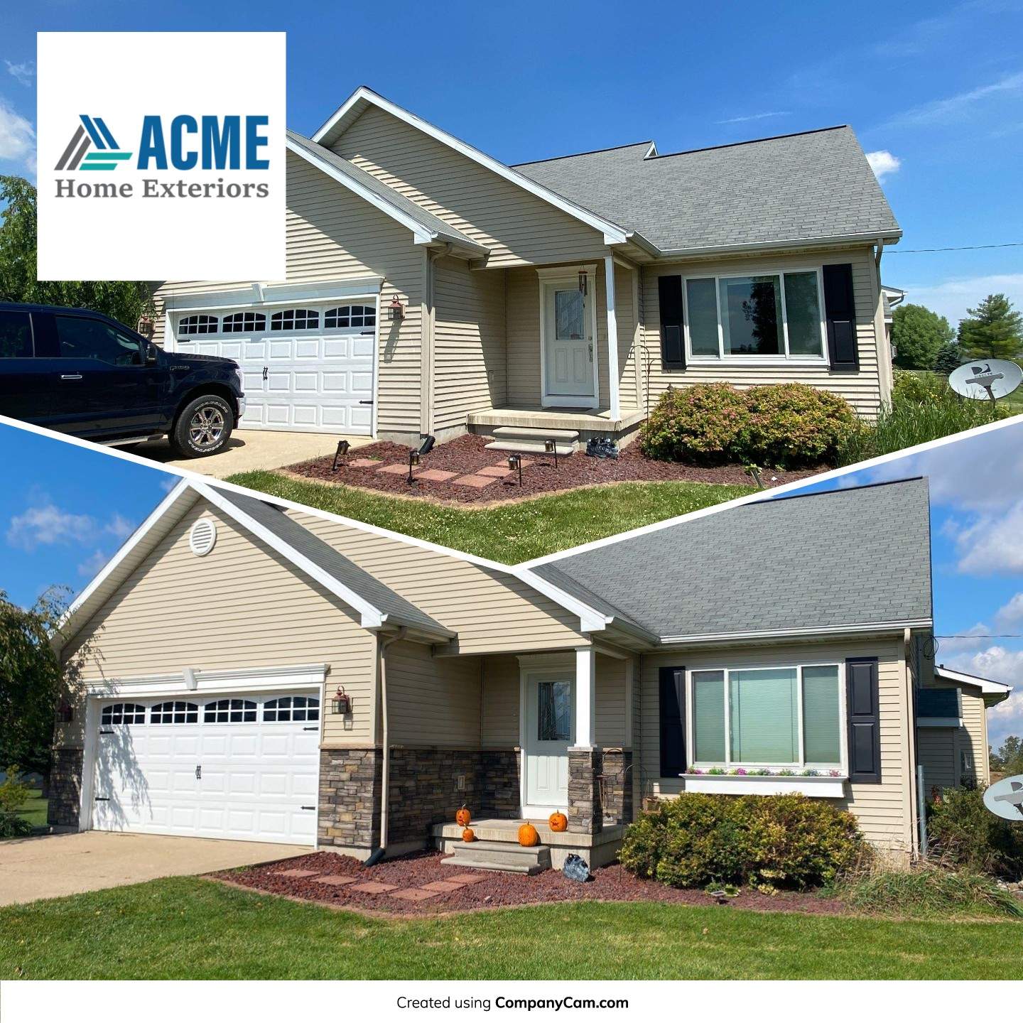 Siding Installation using Versetta Stone by Acme Exteriors