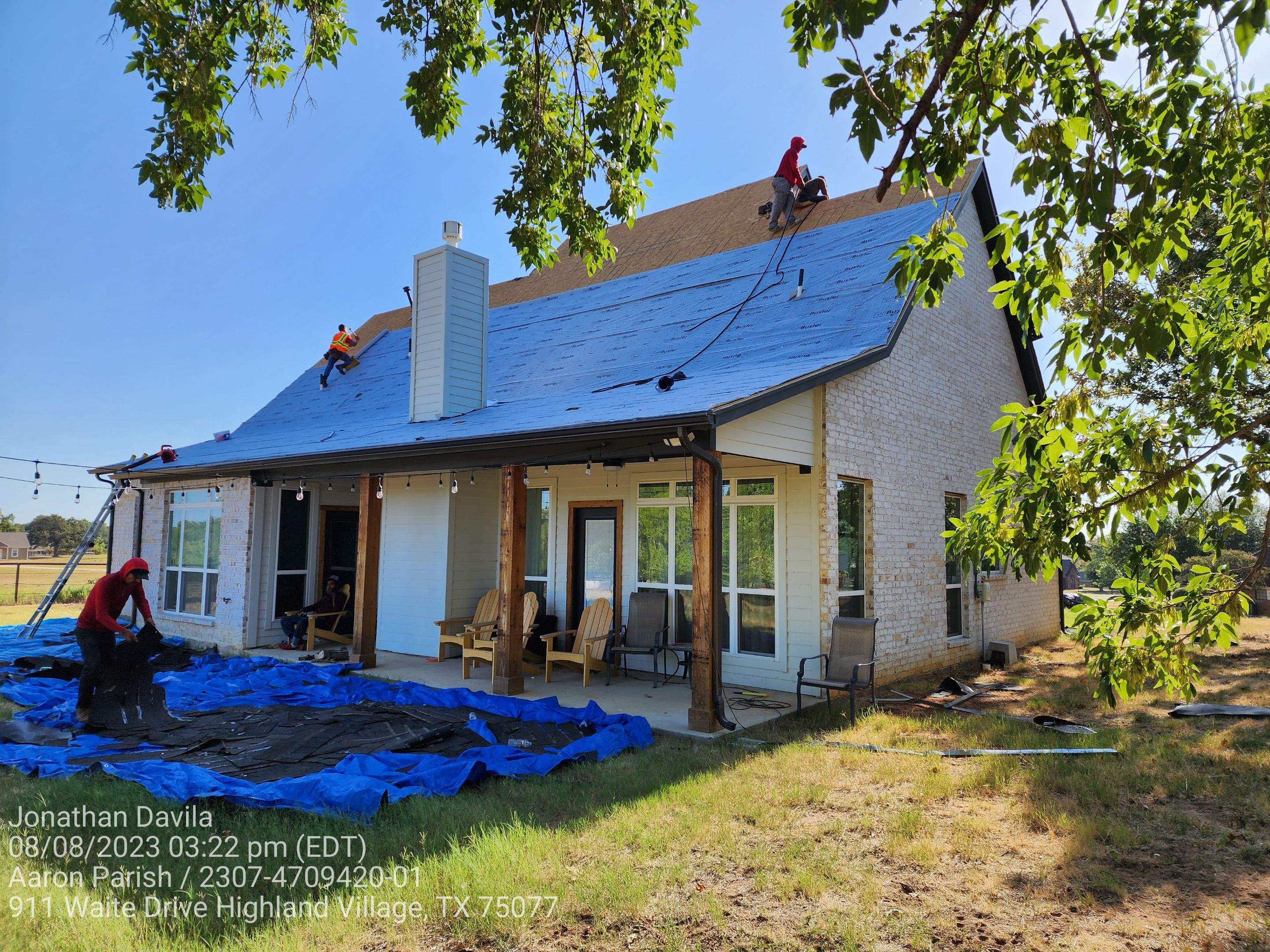 Project in Highland Village by Zeus Exteriors