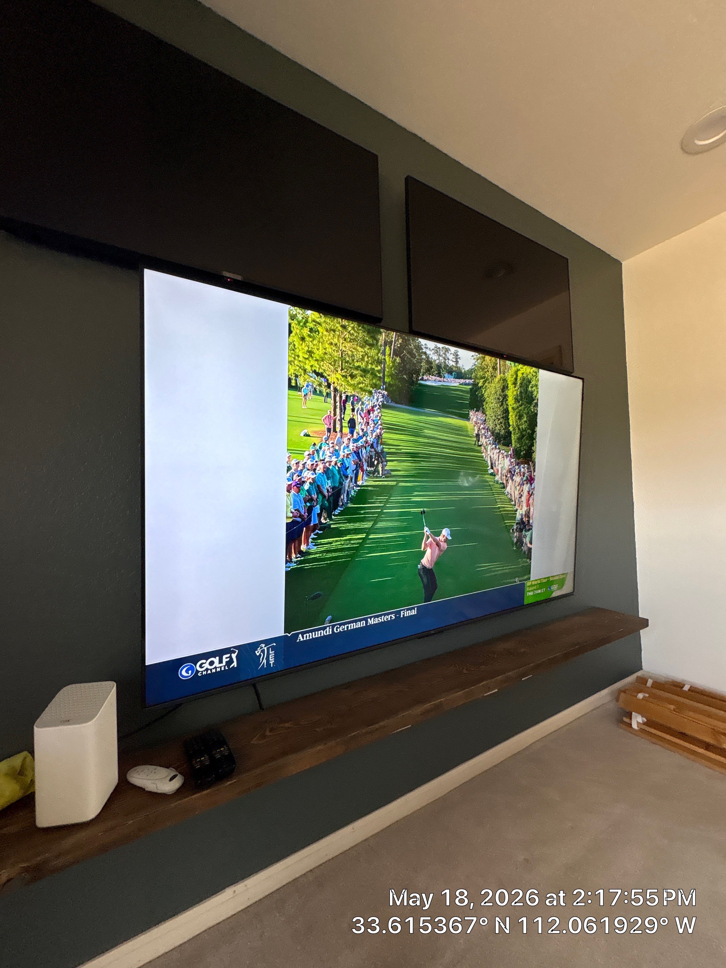 Modern AV Update and Home Office Installation in Phoenix by CompanyCam Sales Demo