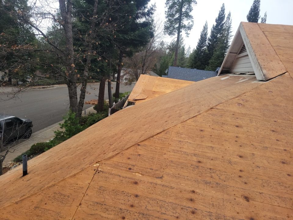 Attic Insulation, Roofing, and Solar for this in-town home by Byers Enterprises 