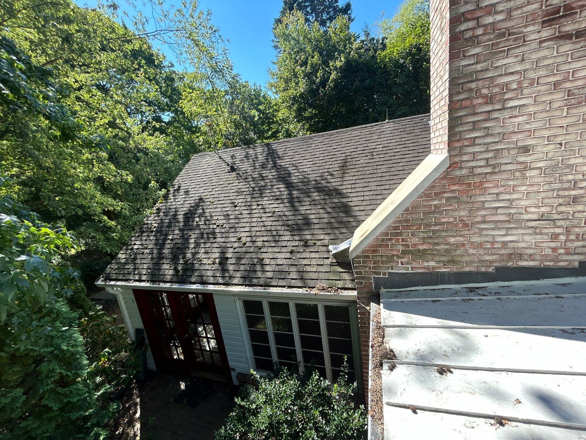 Red Metal Roofing Installation and Trim Restoration in Bernville by Esh Builders