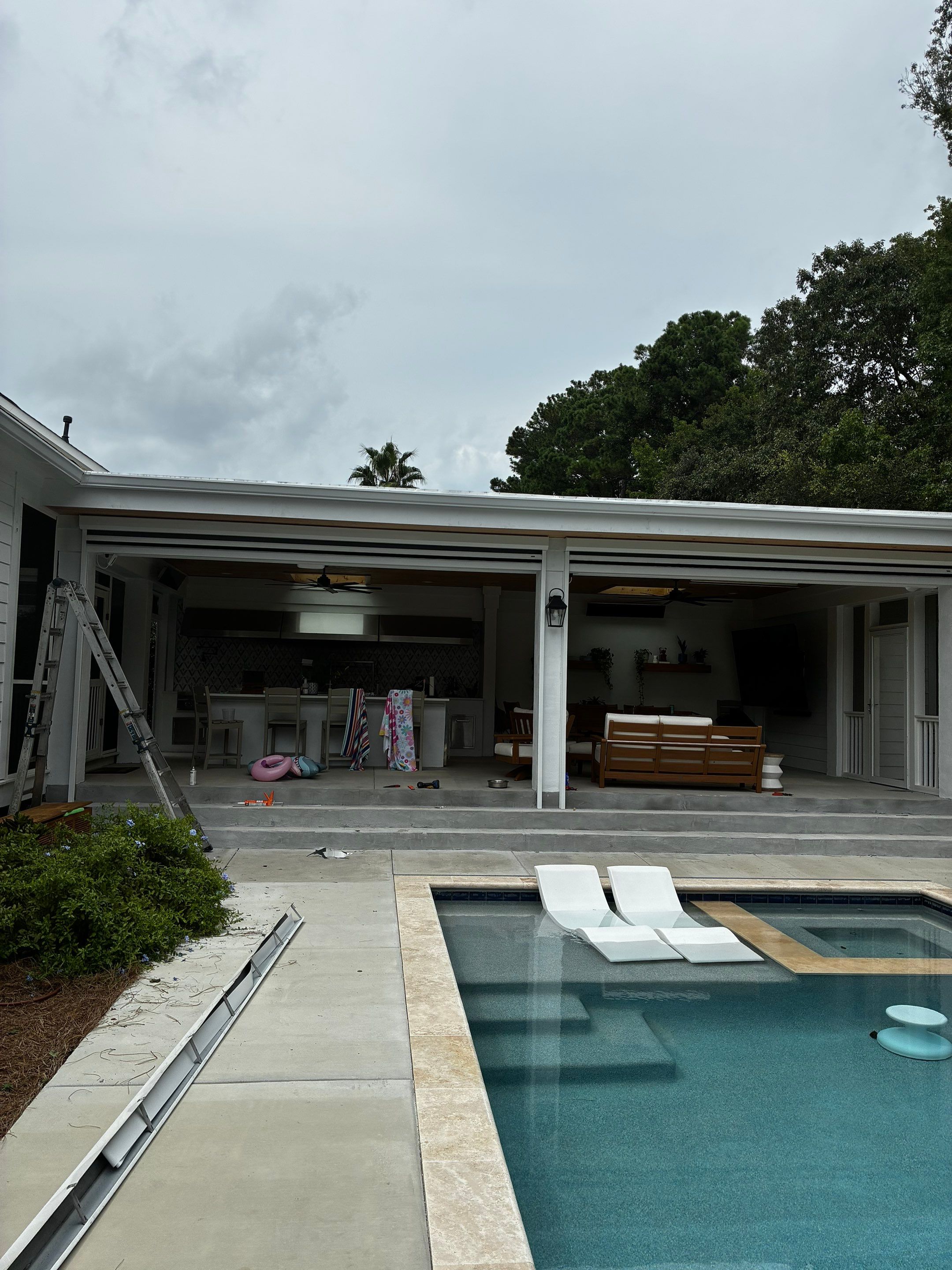 Beautiful Aluminum K-Style Gutter by Holy City Gutterworks