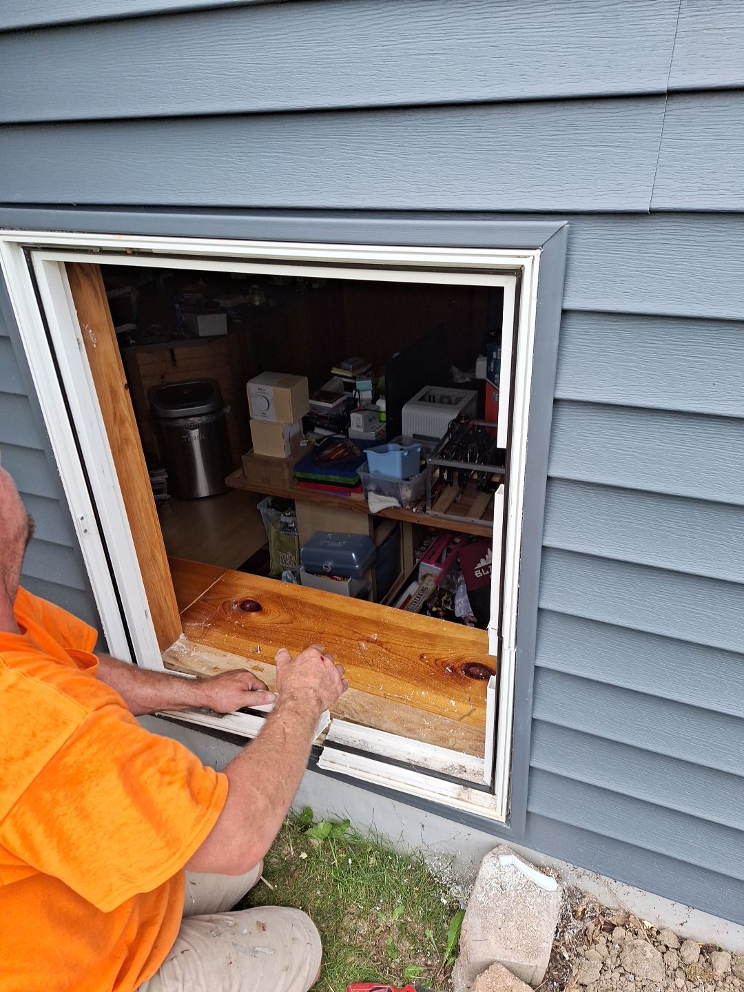 Window Installation using Provia Windows by Total Restoration Services 