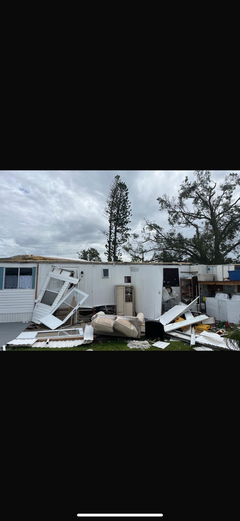 Hurricane Damage using board up by SuperClean 