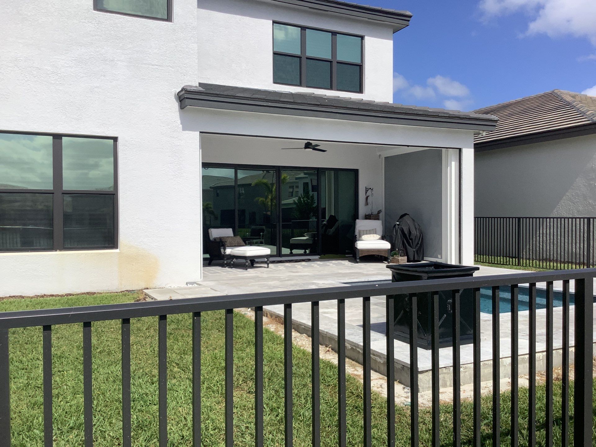 Splash Guard Gutters for Estero FL Rooflines by Gutter Professors