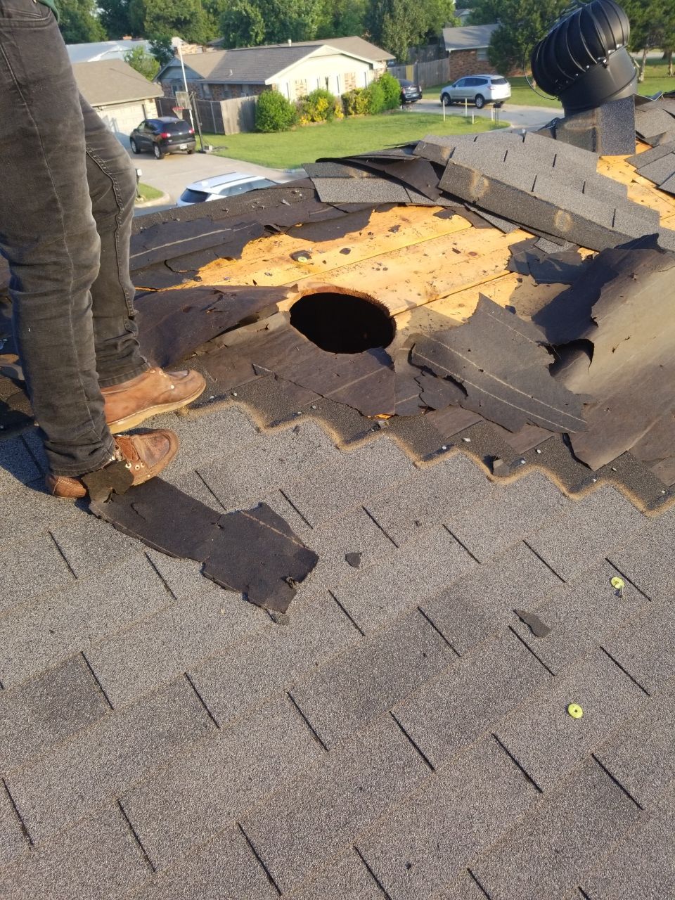 Residential Roofing Installation using GAF Royal Sovereign by A & H Roofing and Contracting