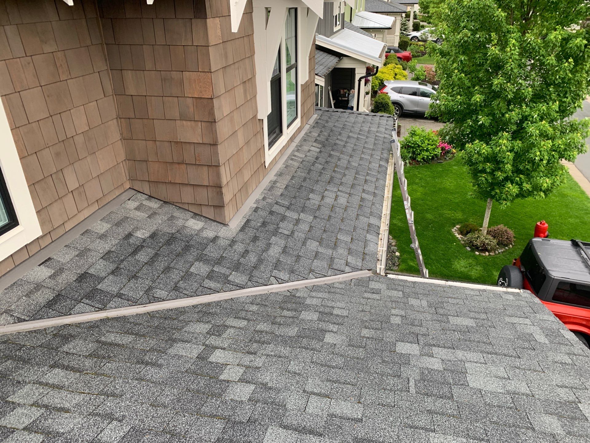 Residential Reroof Shingle - Pewter Grey by Top Notch Roofing Inc