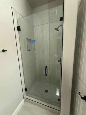 Frameless Shower 84" Tall