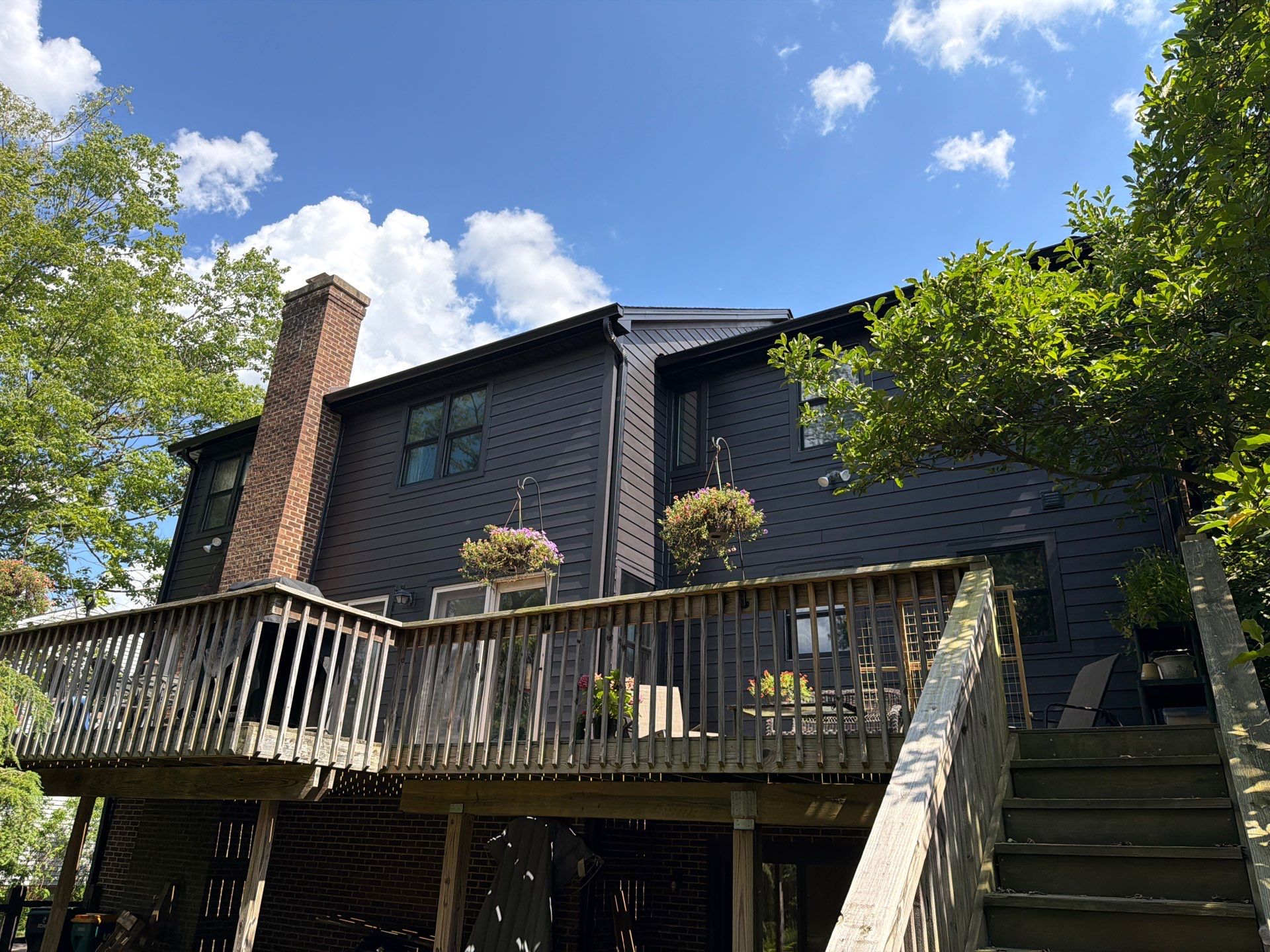 James Hardie Midnight Black Siding Renovation by Ideal Siding Pittsburgh