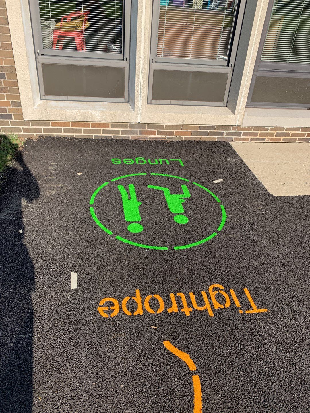 Playground Stencils using SealKrete Floor-Tex by Paint Platoon USA
