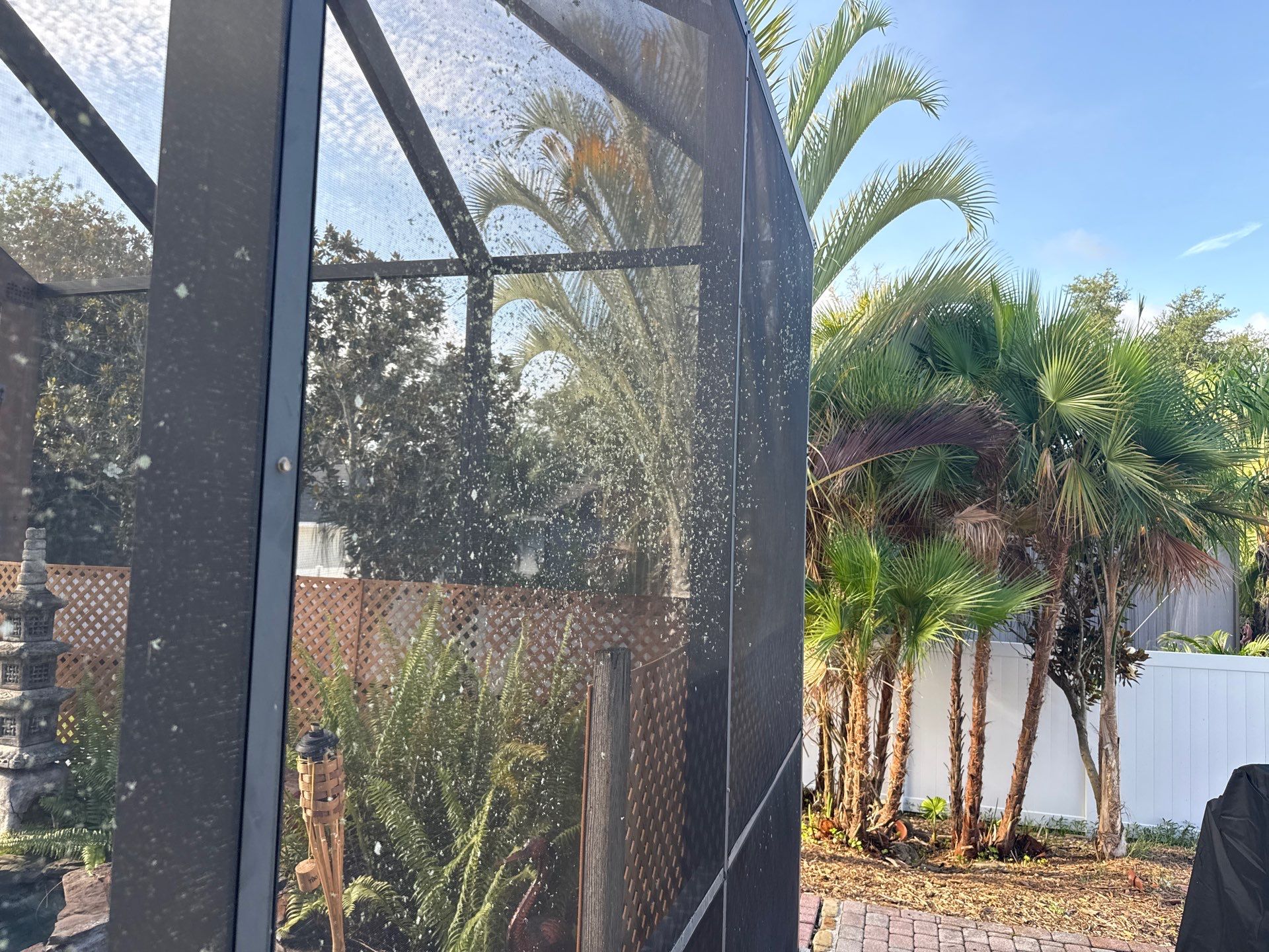 Pool Cage Screen Enclosure Cleaning – Oakley Community, Ellenton, FL 34222 by Sunshine AquaWash