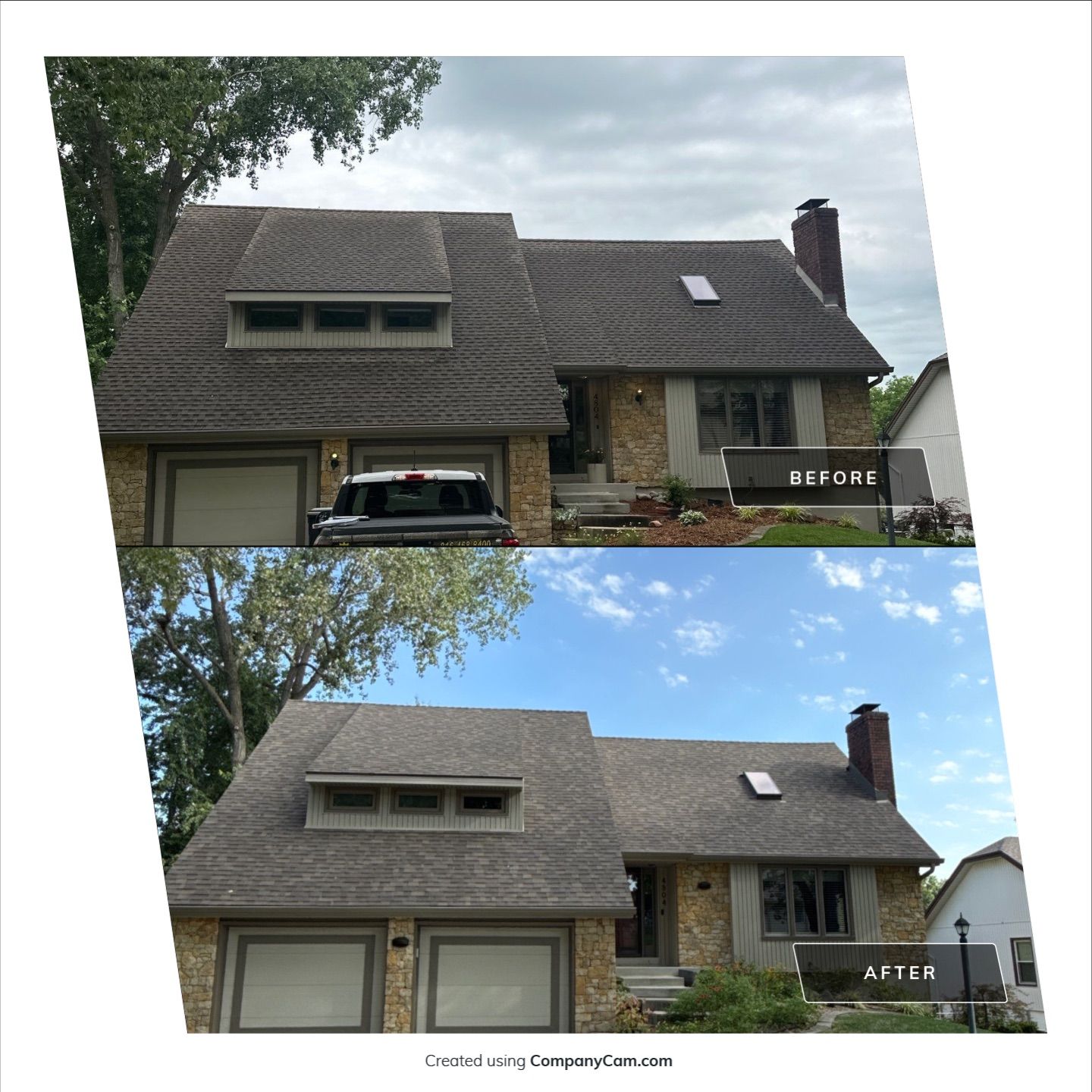 Comprehensive Kansas City Exterior Remodel Featuring Board And Batten Siding by EEC Windows, Siding & Roofing