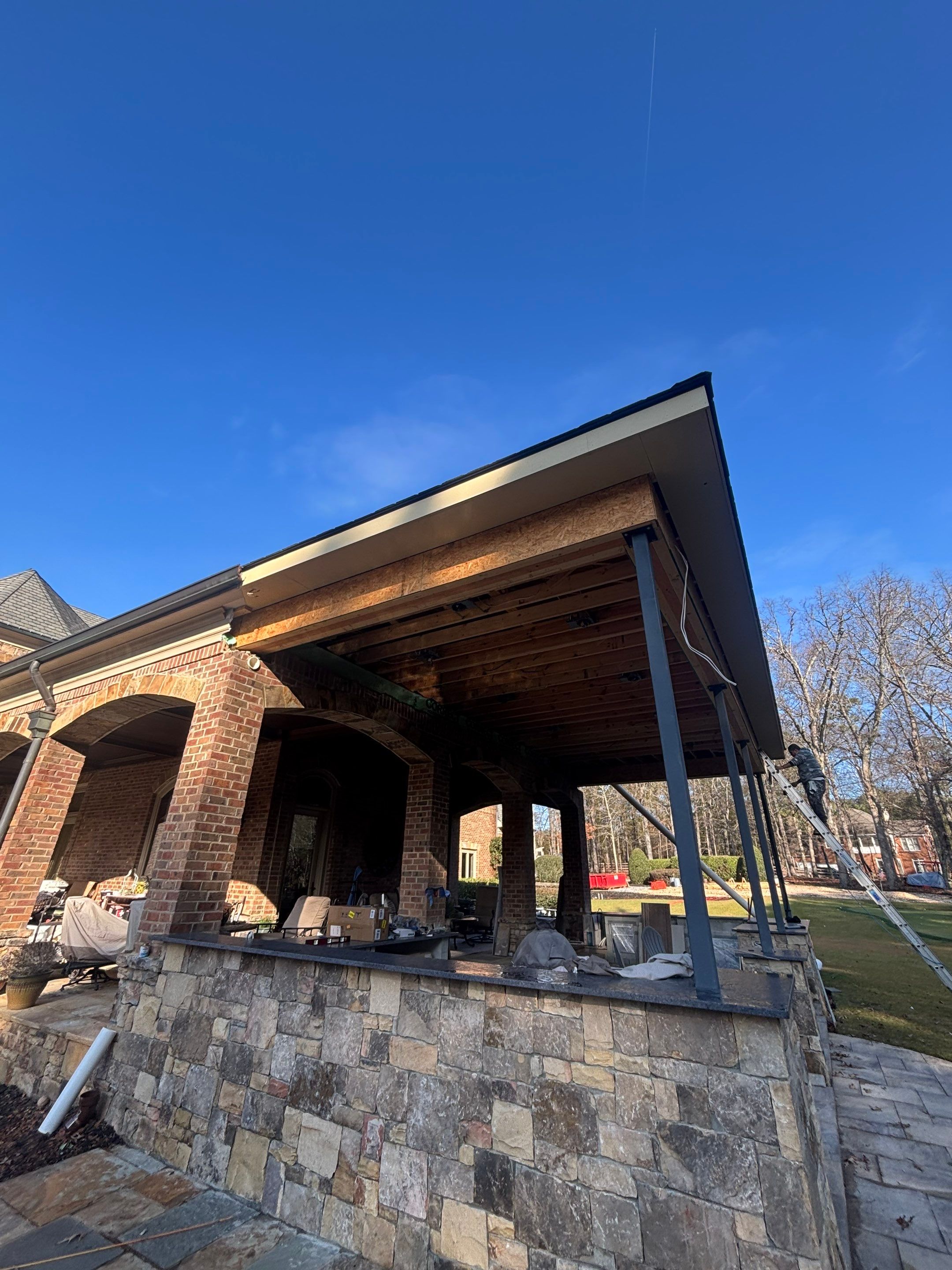 Exterior and Patio Refresh in Alpharetta by Five Star Painting