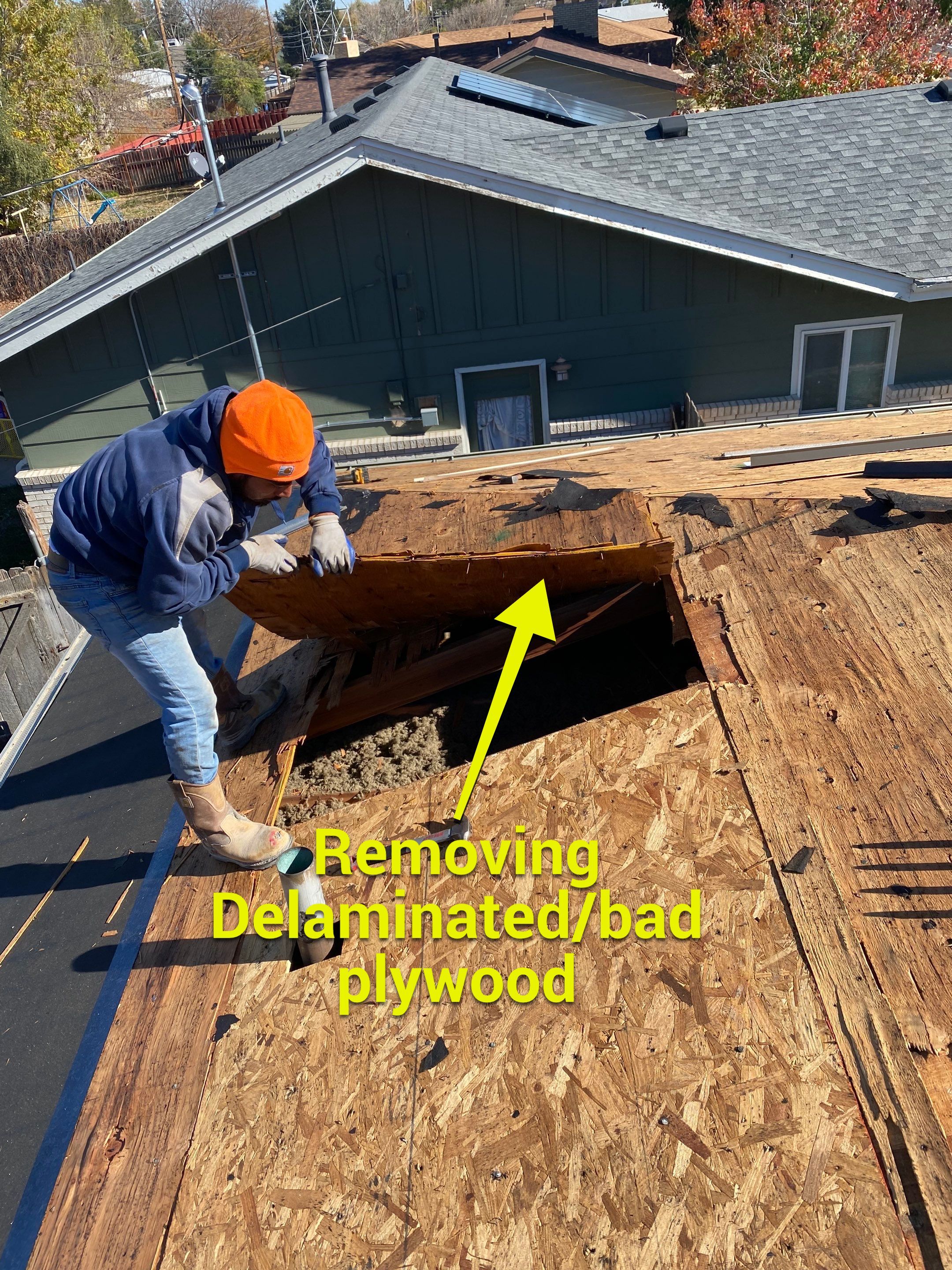 Re-Roof Due to Hail Storm  by Black Belt Roofing 