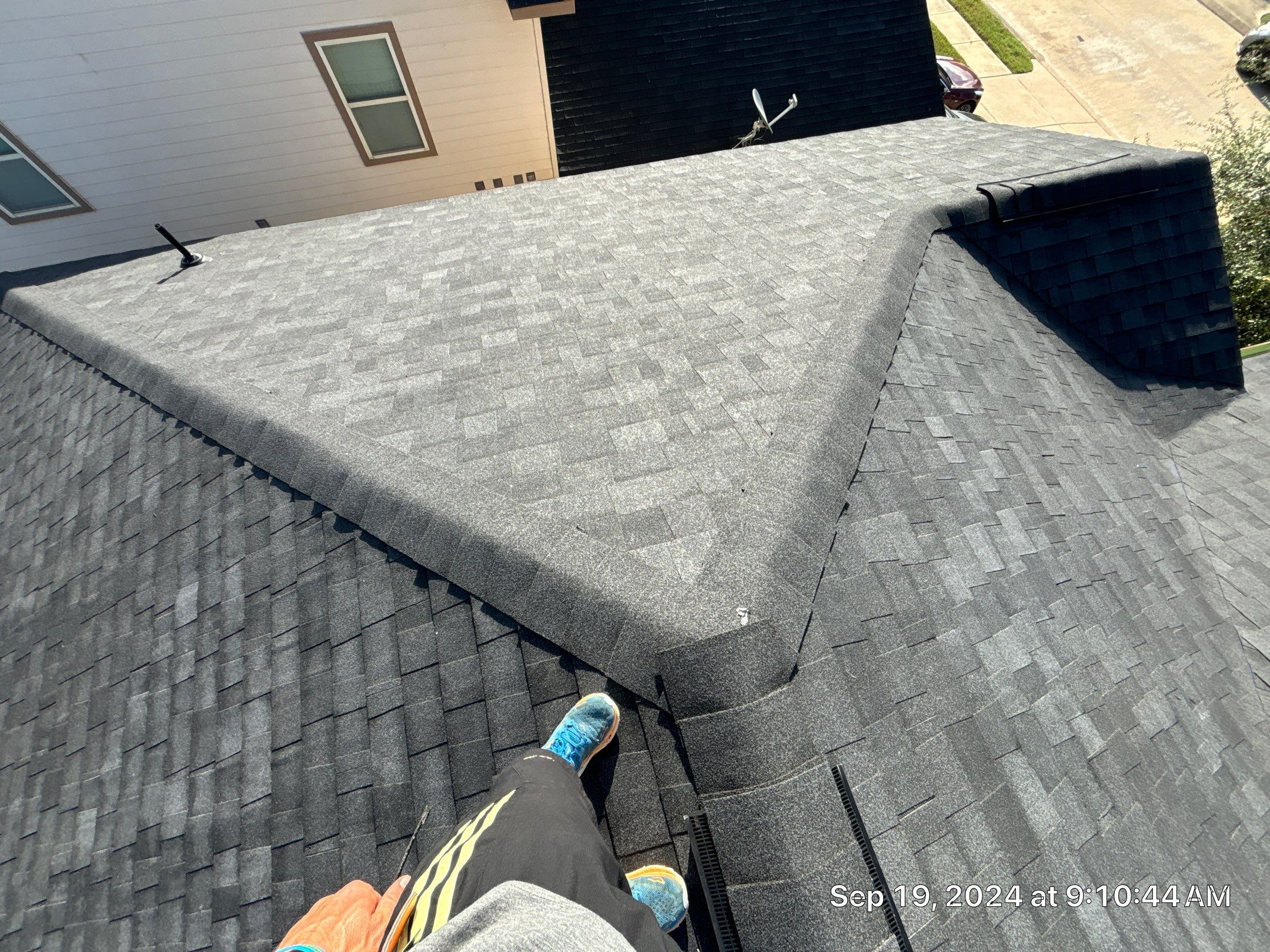 Houston Reroof Project Post Hurricane Beryl by Berry Good Roofing