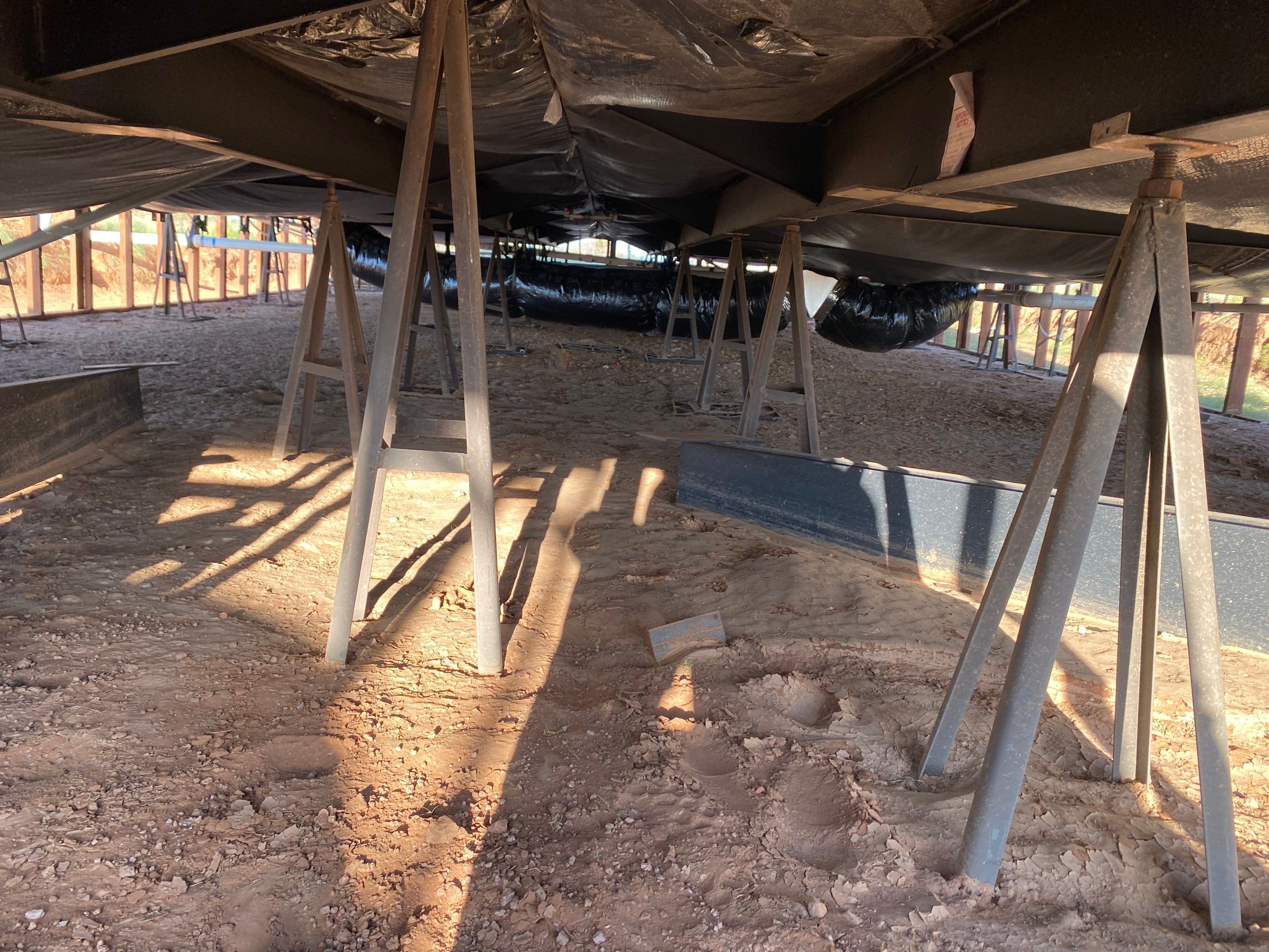 Project in Eloy by Mobile Home Installations