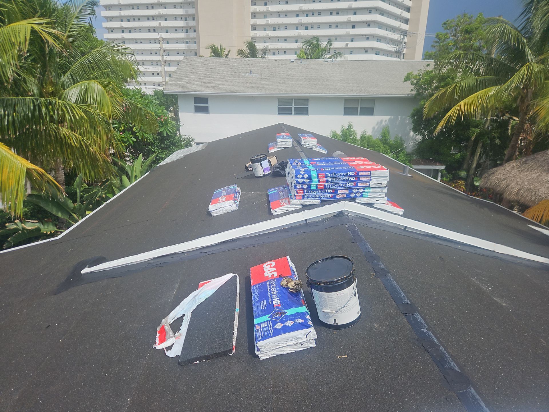 Residential Roofing Installation using GAF by BLUES BROTHERS ROOFING
