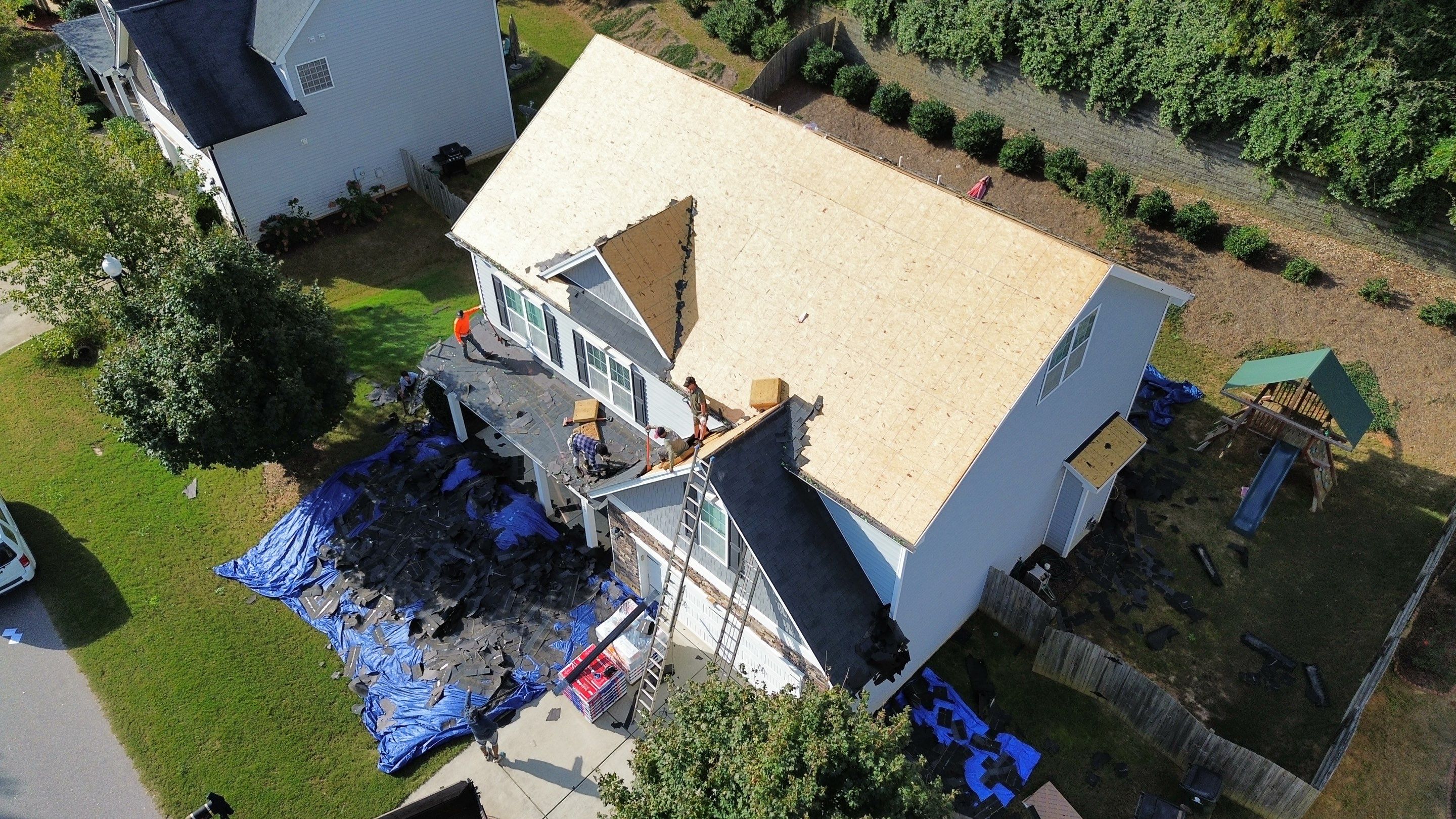 GAF HDZ Weathered Wood by Skybird Roofing