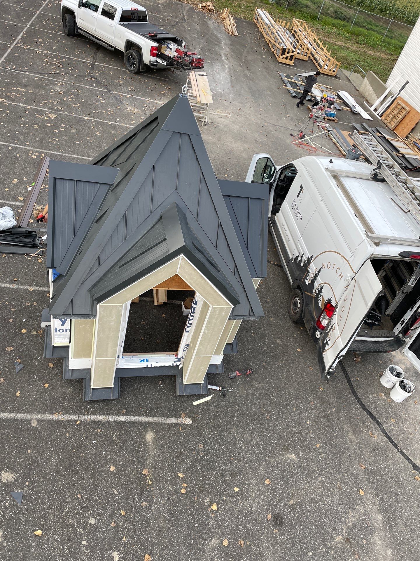 Commercial Shingle to Metal Conversion using Prolok 12 - 26g - Standard option by Top Notch Roofing Inc