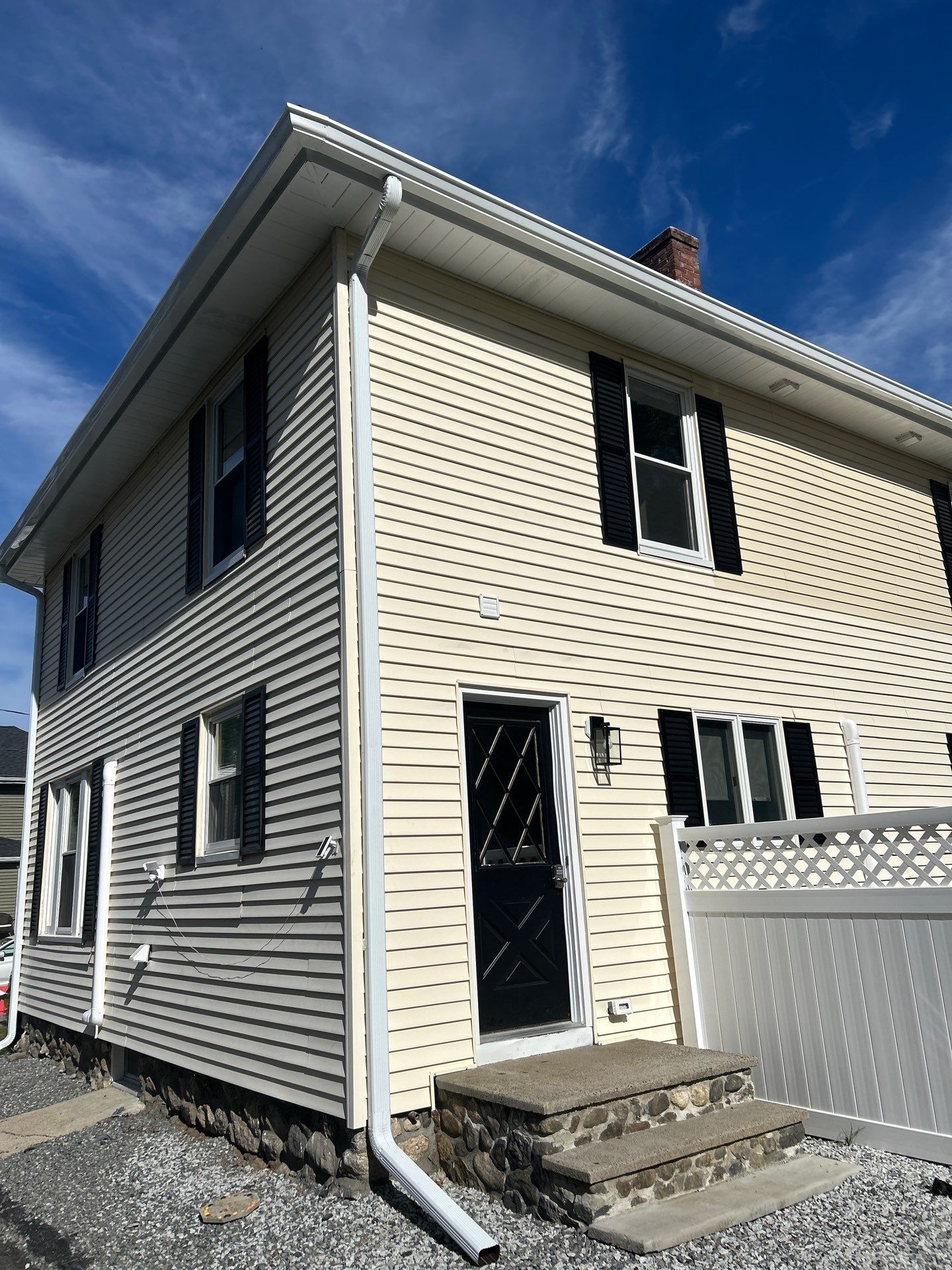Seamless Gutter Installation with Crown Molding Adjustment | Maynard, MA by Mighty Dog Roofing of Greater Middlesex County