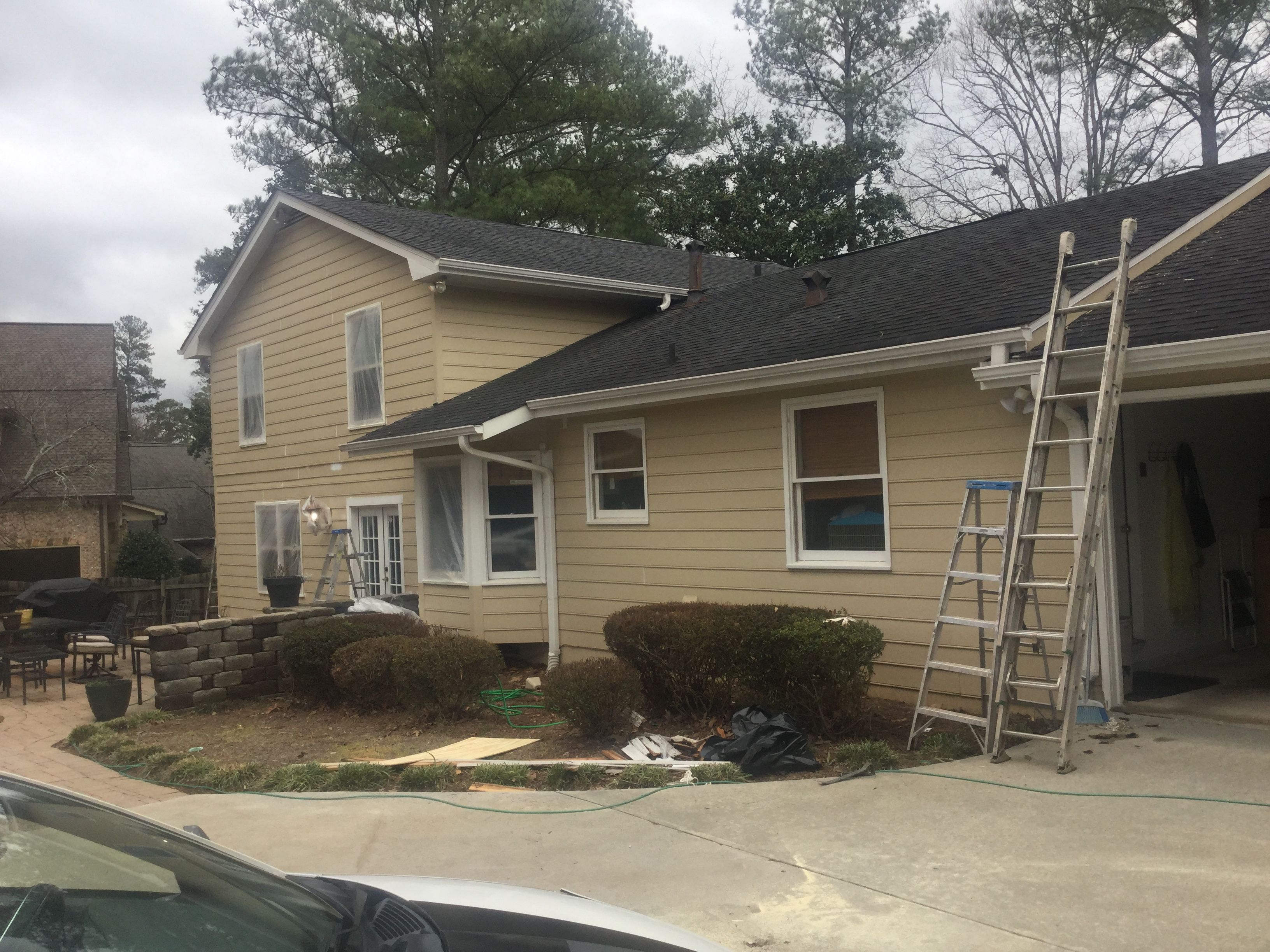 Full Exterior House Painting for Brick and Siding in Atlanta by Swift Home Renovations