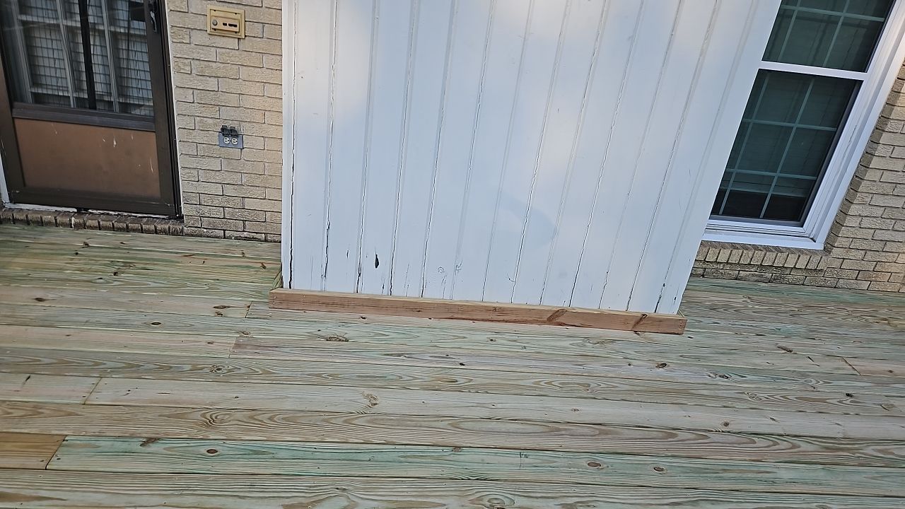 Split Rail Trail - Deck Installation  by Pillar and Pine