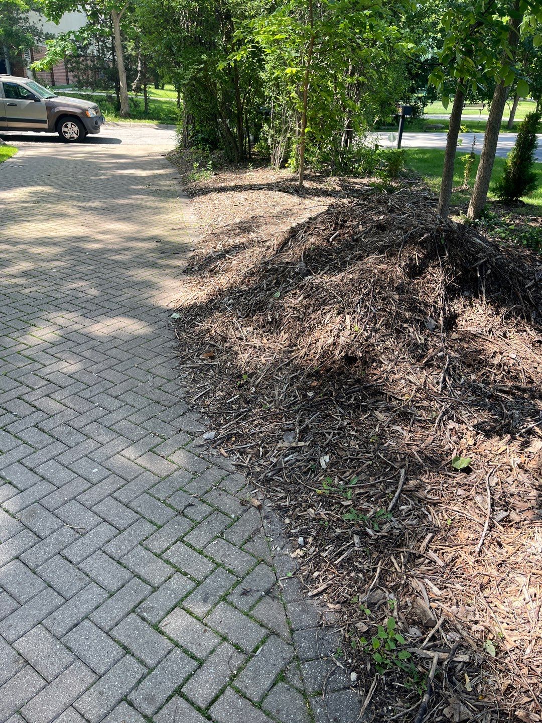 Brick paver repair, cleaning and sealing by Northern Power Washing LLC.