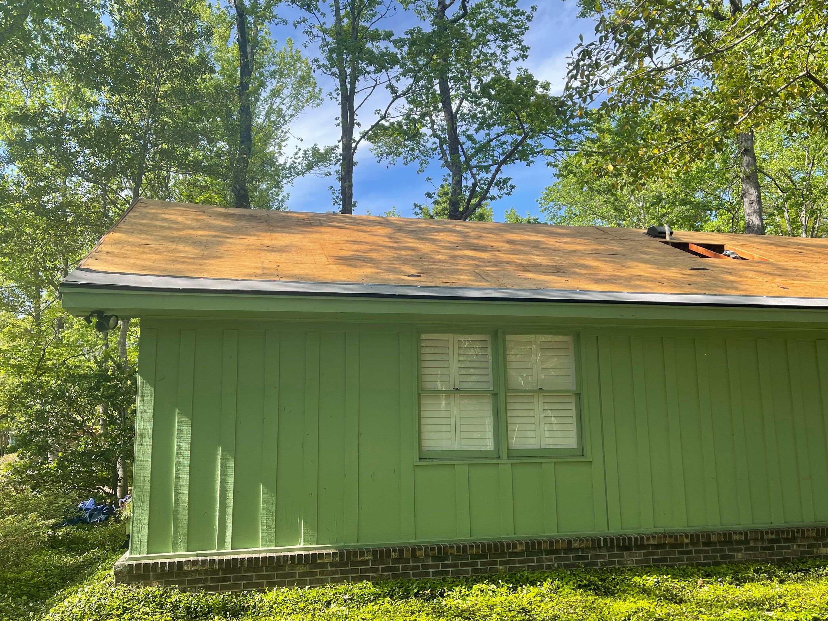 Hail Damage using Atlas Pristine Pinnacle Shingles by Artigues Roofing & Restoration Services