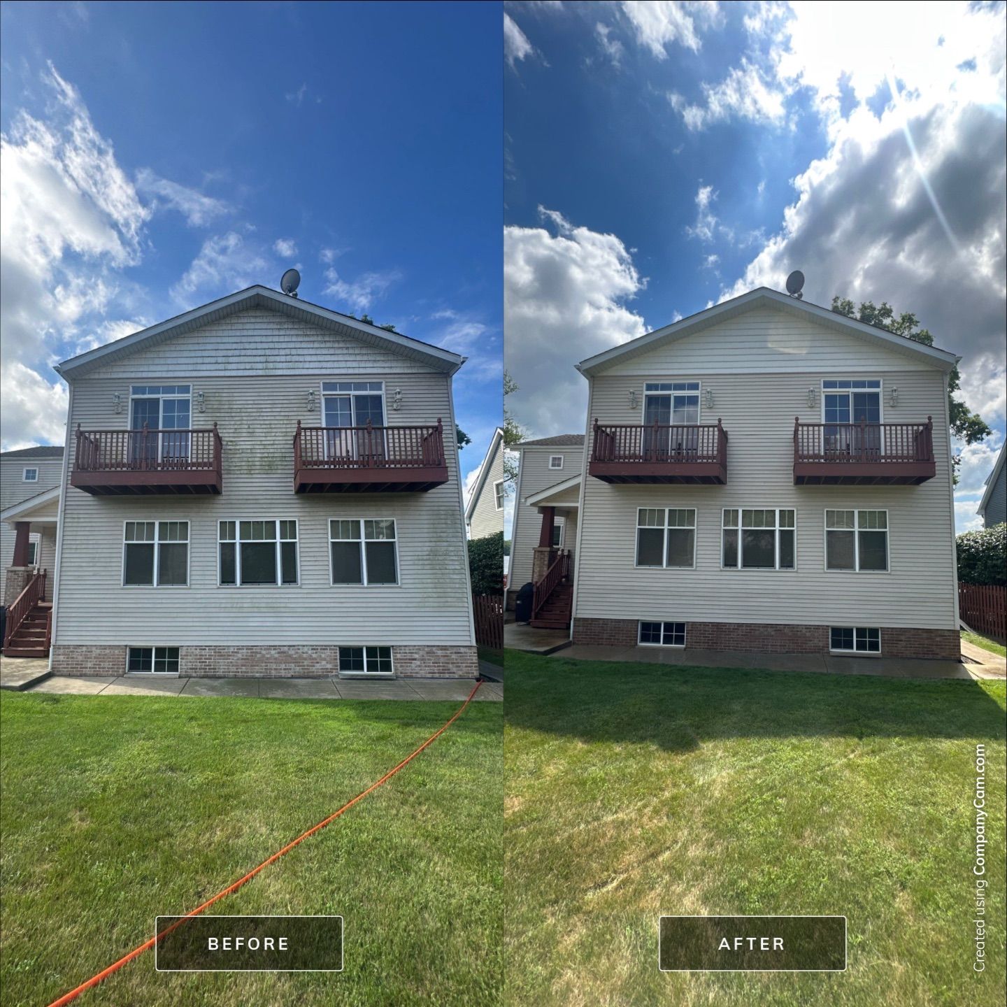 Project in Spring Grove by Simmons Power & Soft Washing