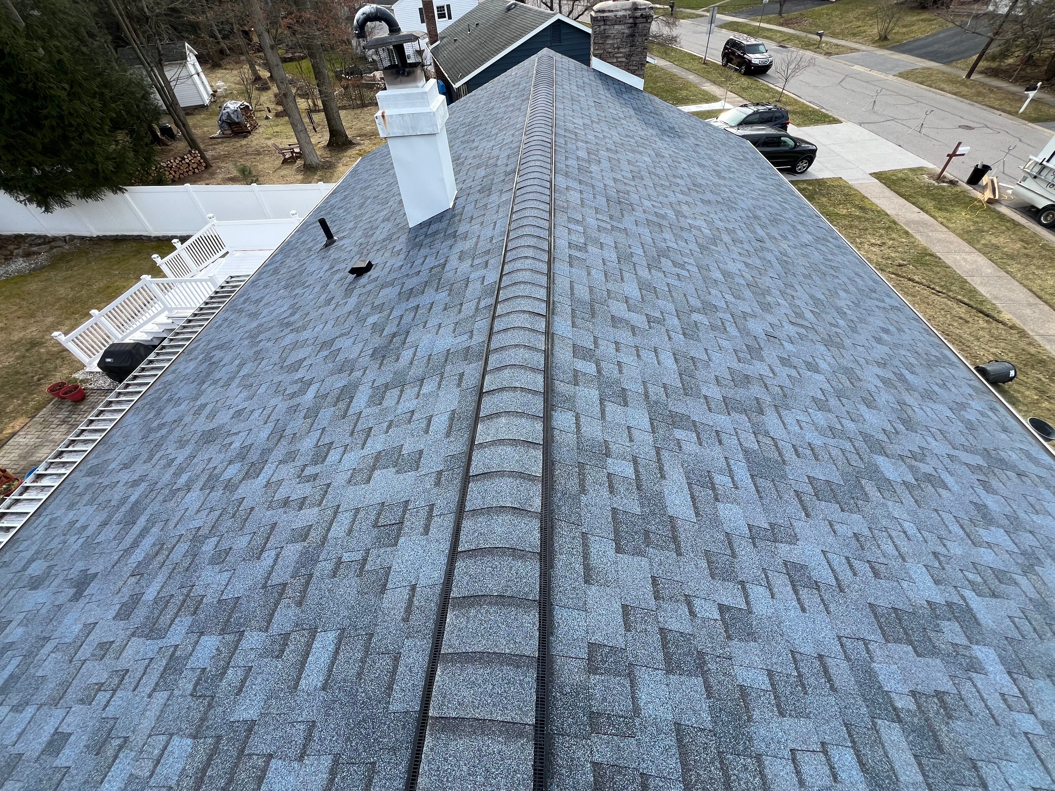 A roof replacement in State College, PA using Owens Corning shingles. by Starway Roof Systems