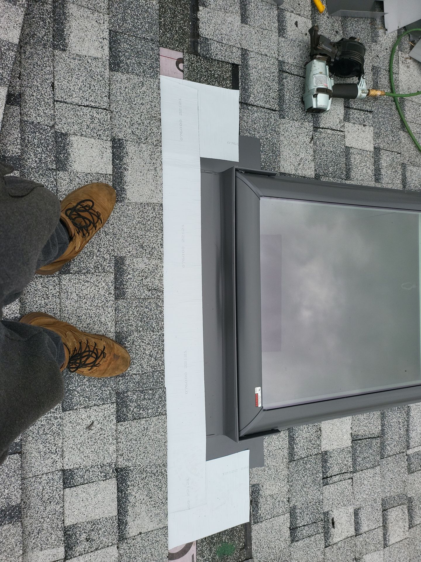 Residential Roofing Installation using Owens Corning TruDefinition Duration Sierra Gray by A Plus Exterior