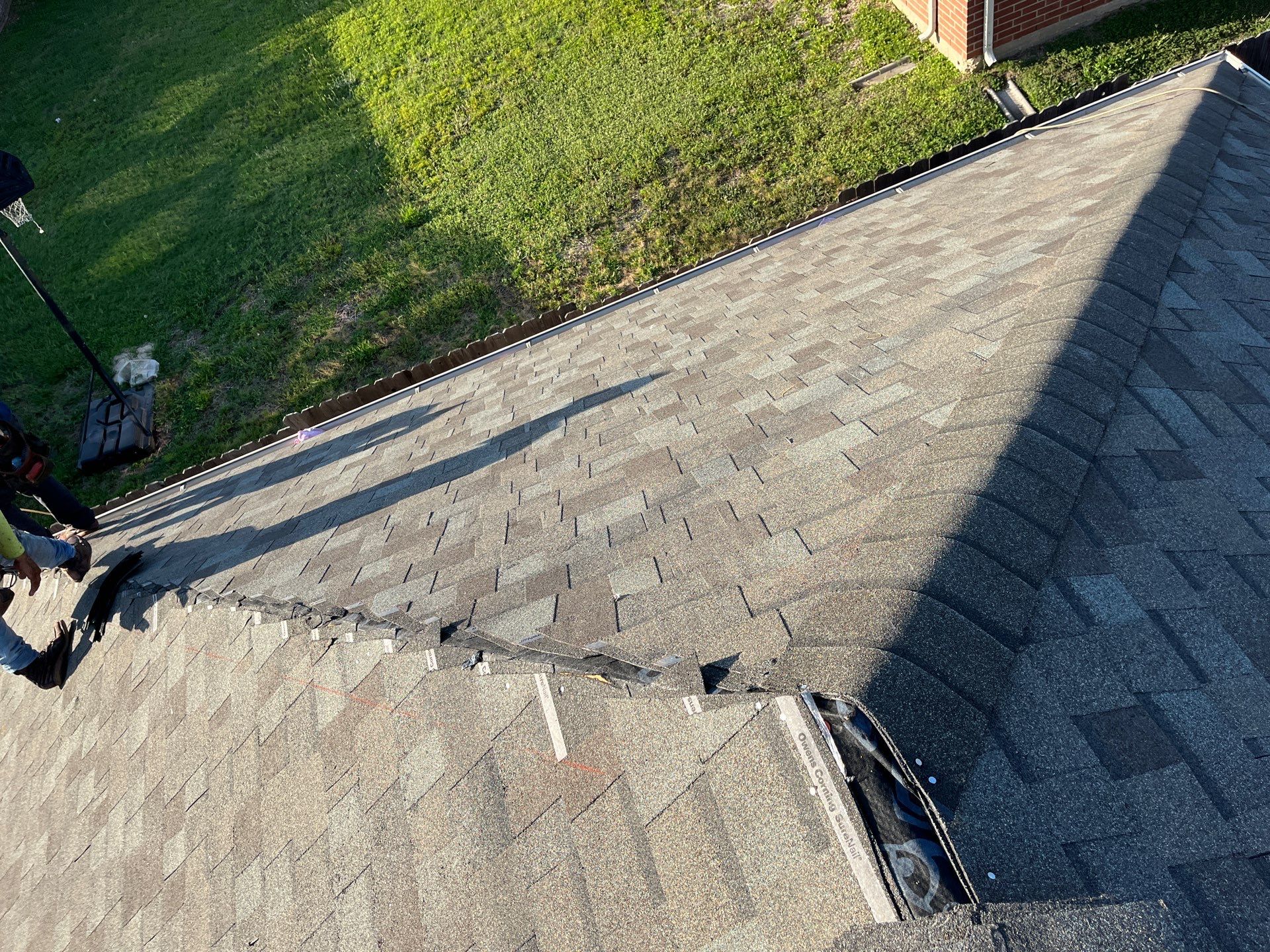 Residential Roofing Installation using Owen's Corning Duration (Lifetime) Shingles by Roof Repair Company