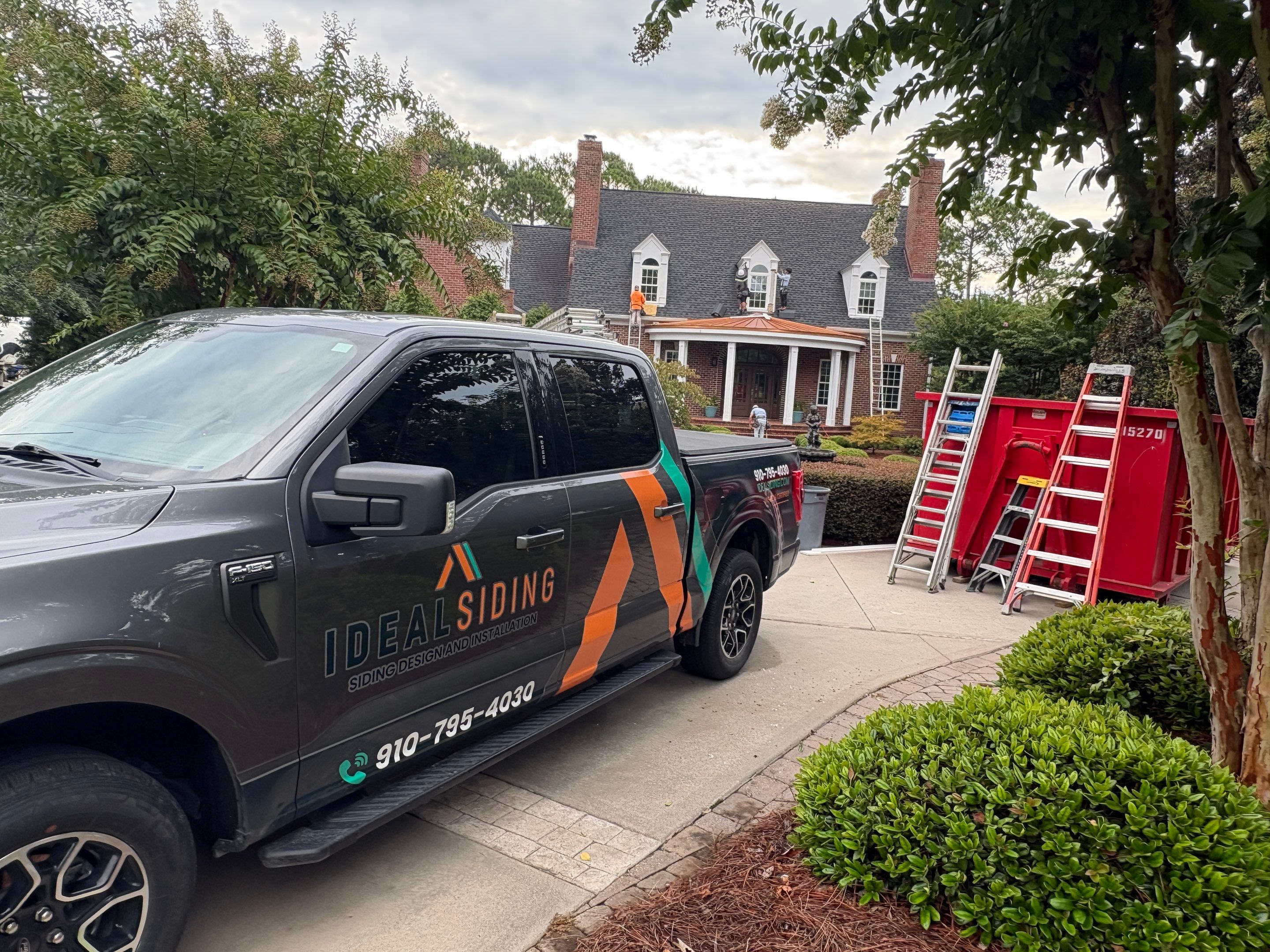 Southport Dormer Siding Replacement and Architectural Trim Restoration by Ideal Siding Wilmington, NC