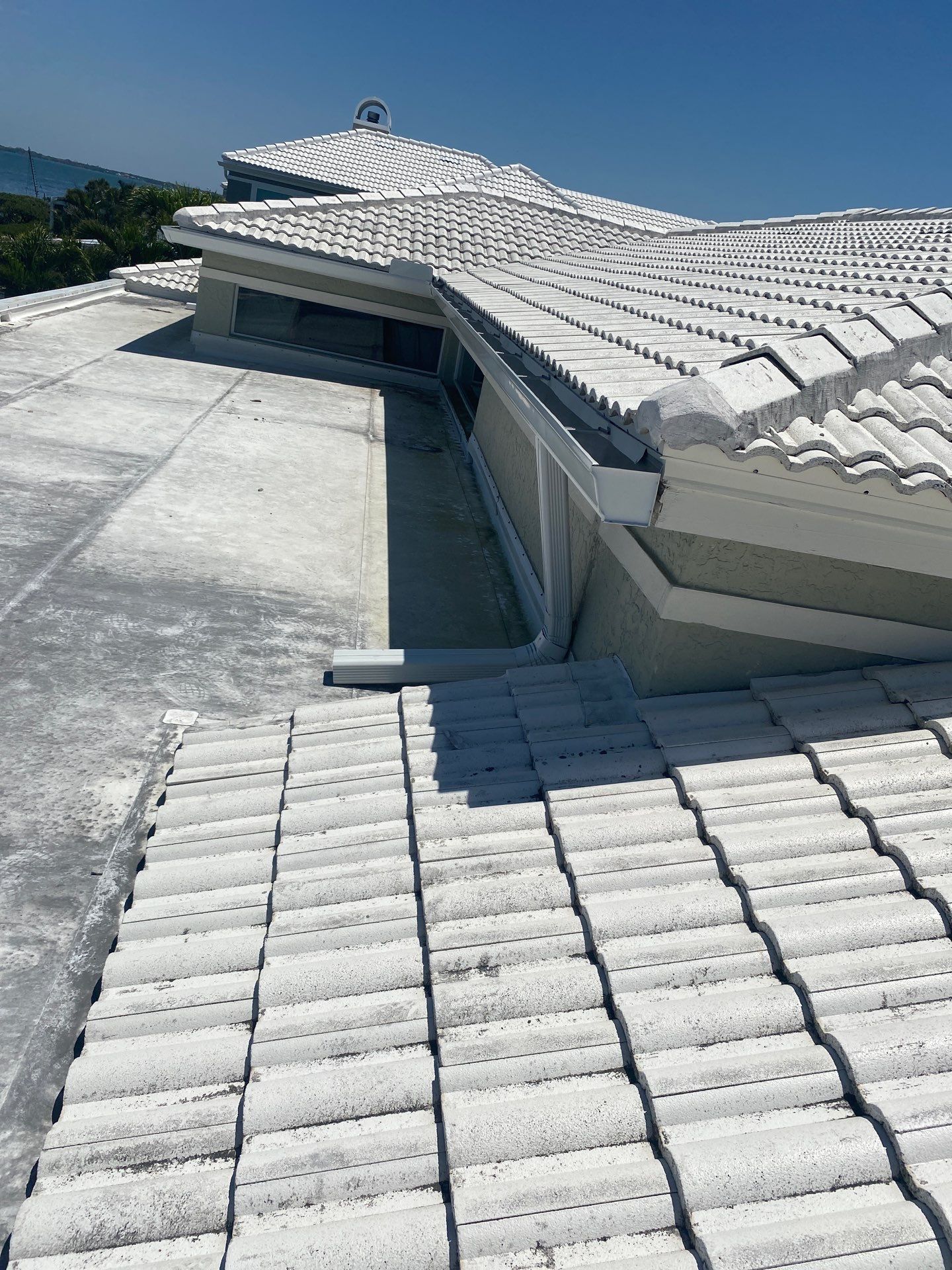 Splash Guard Gutters for Coastal Homes in Longboat Key FL by Gutter Professors